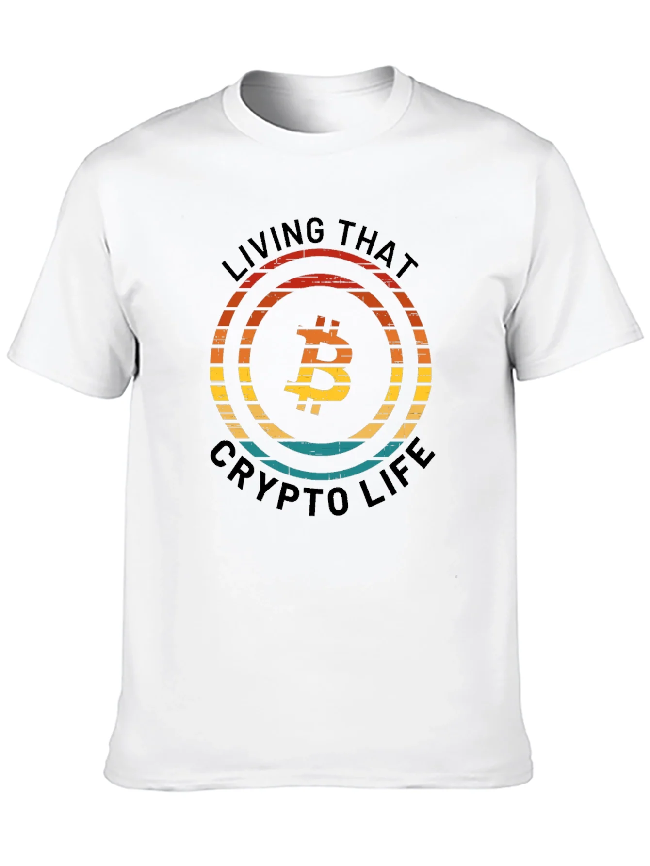 Rebbecca Bitcoin Crypto Life Black T-Shirt