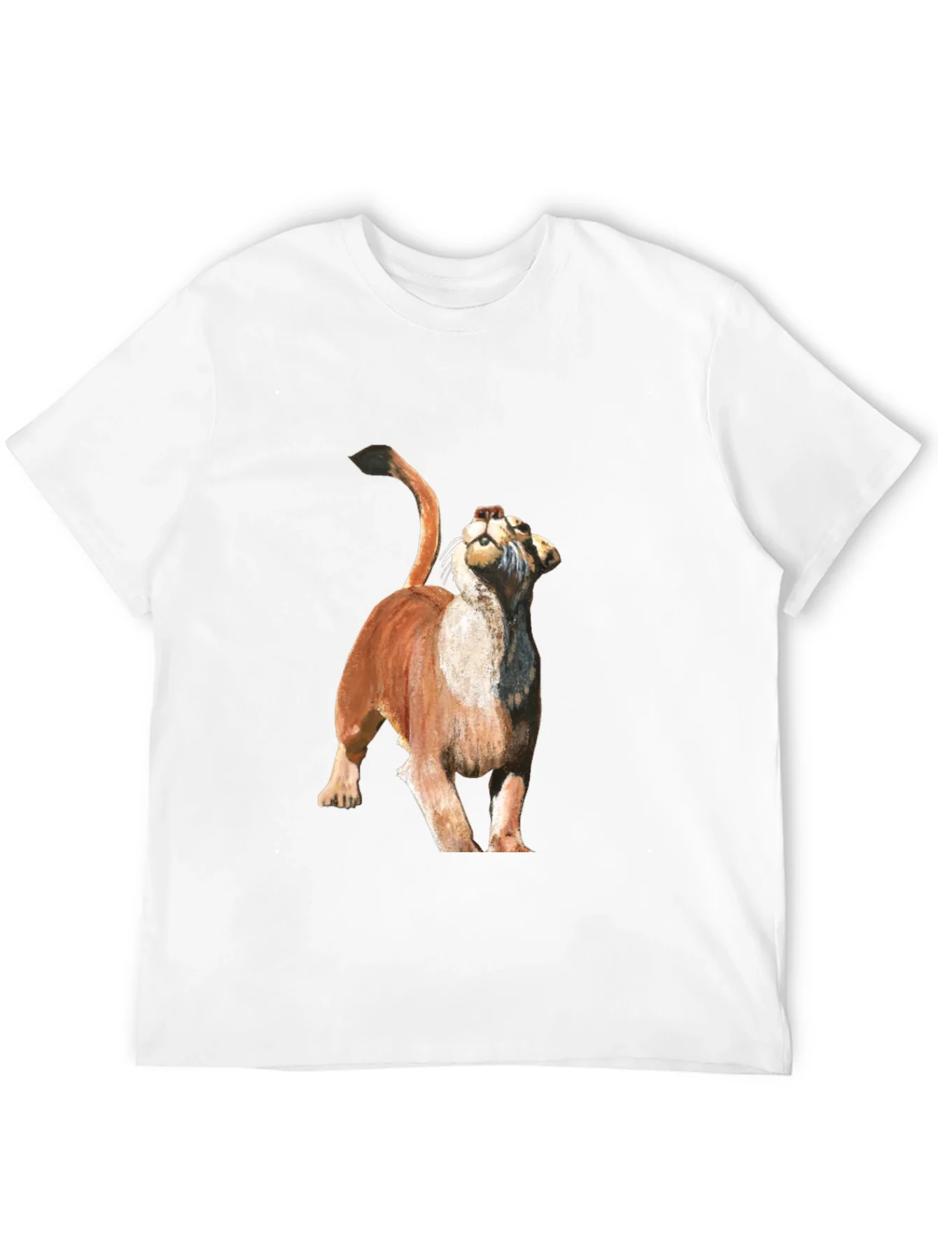 Camiseta Negra con Dise?o de Puma