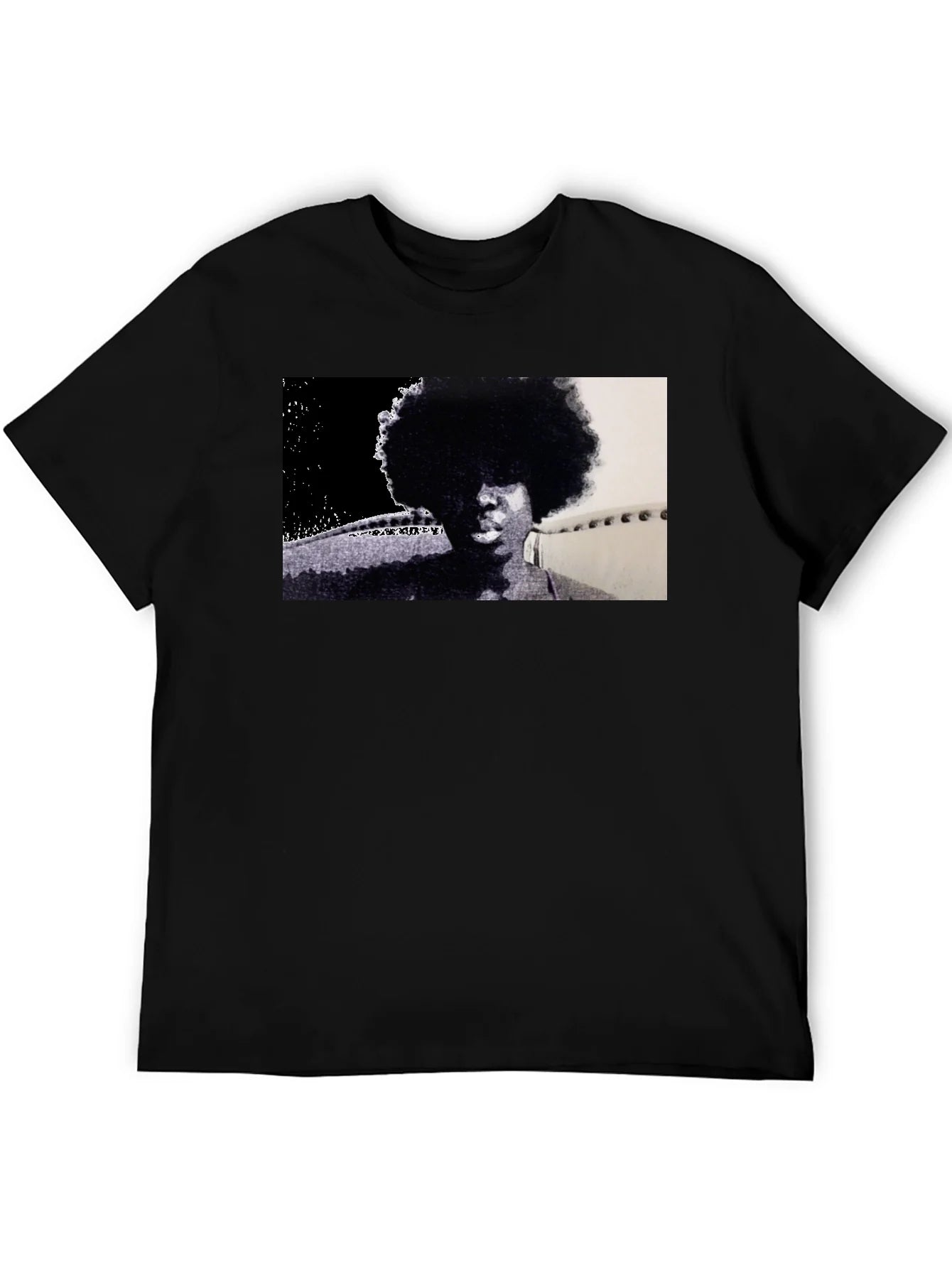 Rebbecca Retro Afro Black T-Shirt