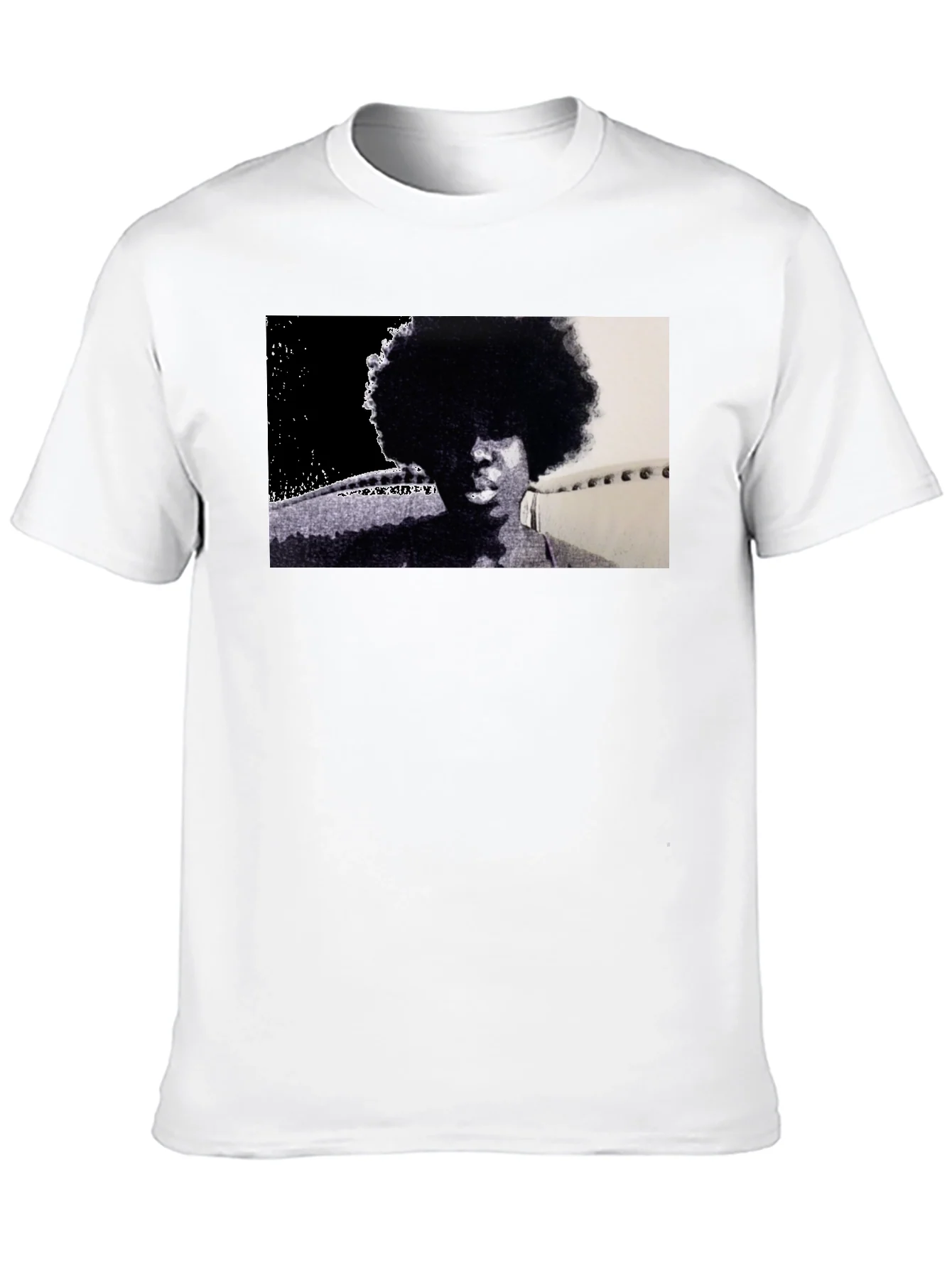 Rebbecca Retro Afro Black T-Shirt