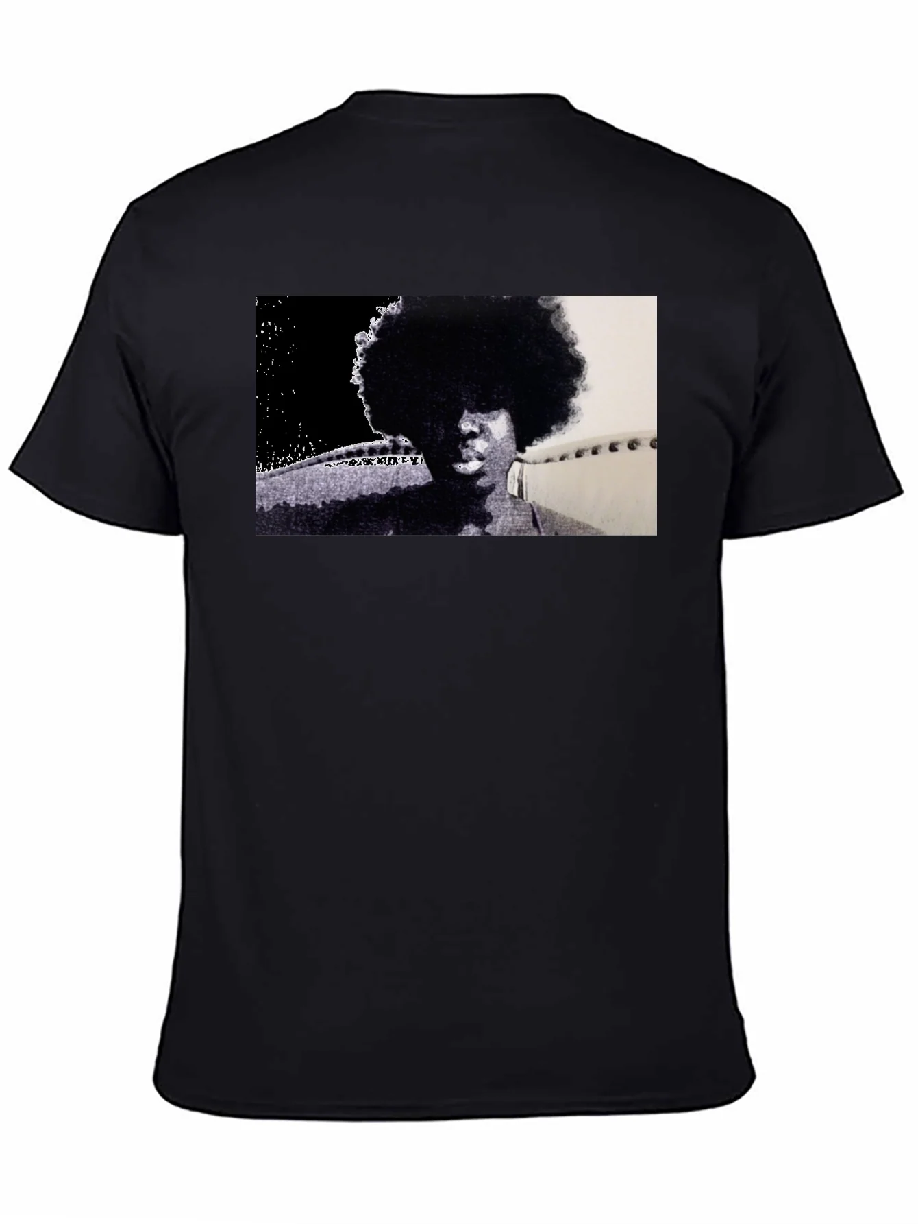 Rebbecca Retro Afro Black T-Shirt