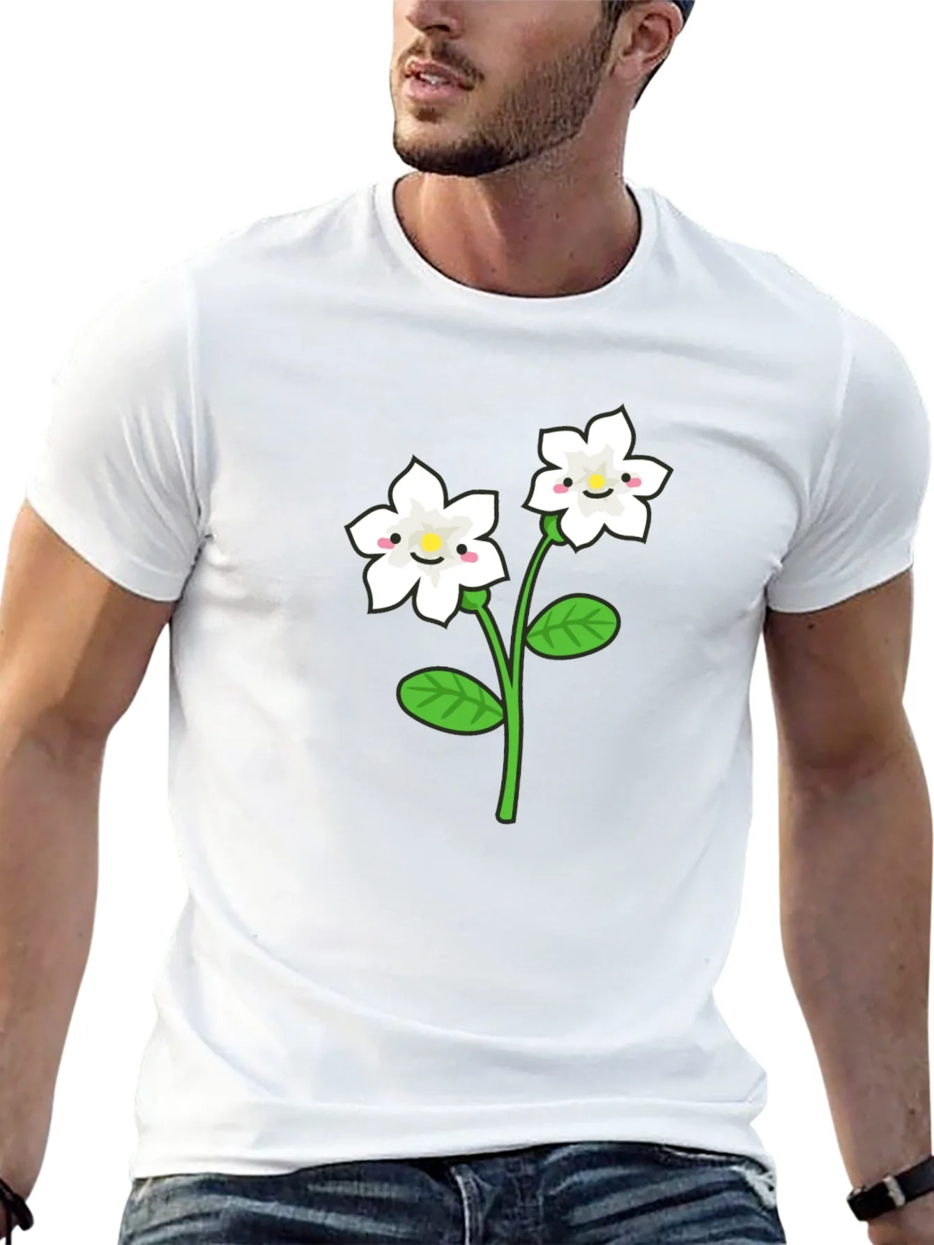Rebbecca Cute Flower Graphic T-Shirt
