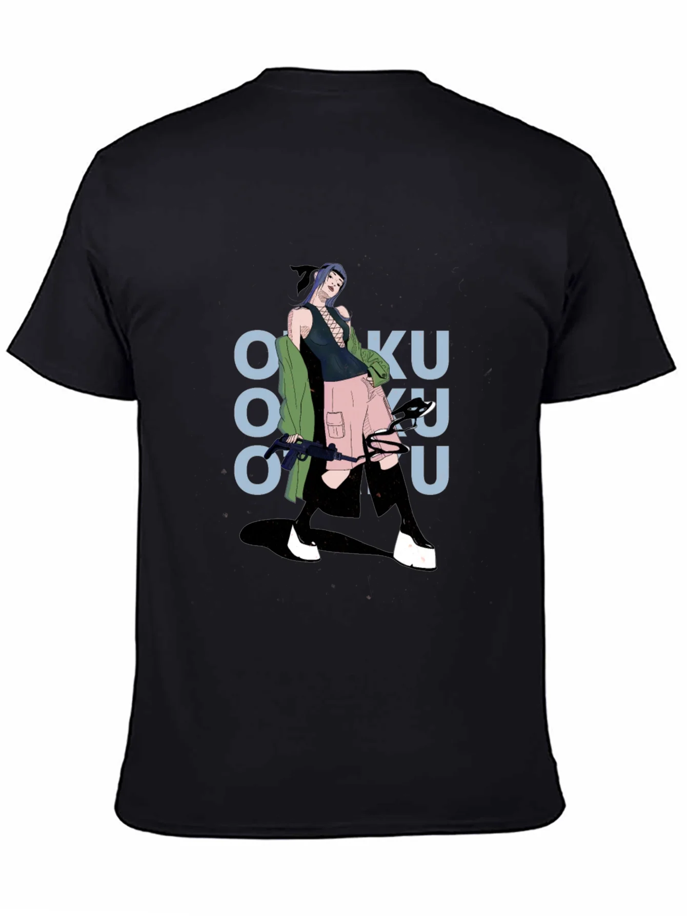 Rebbecca Graphic Print Tee: Anime Inspired Streetwear