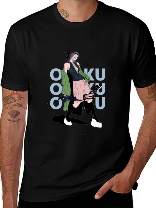 Rebbecca Graphic Print Tee: Anime Inspired Streetwear
