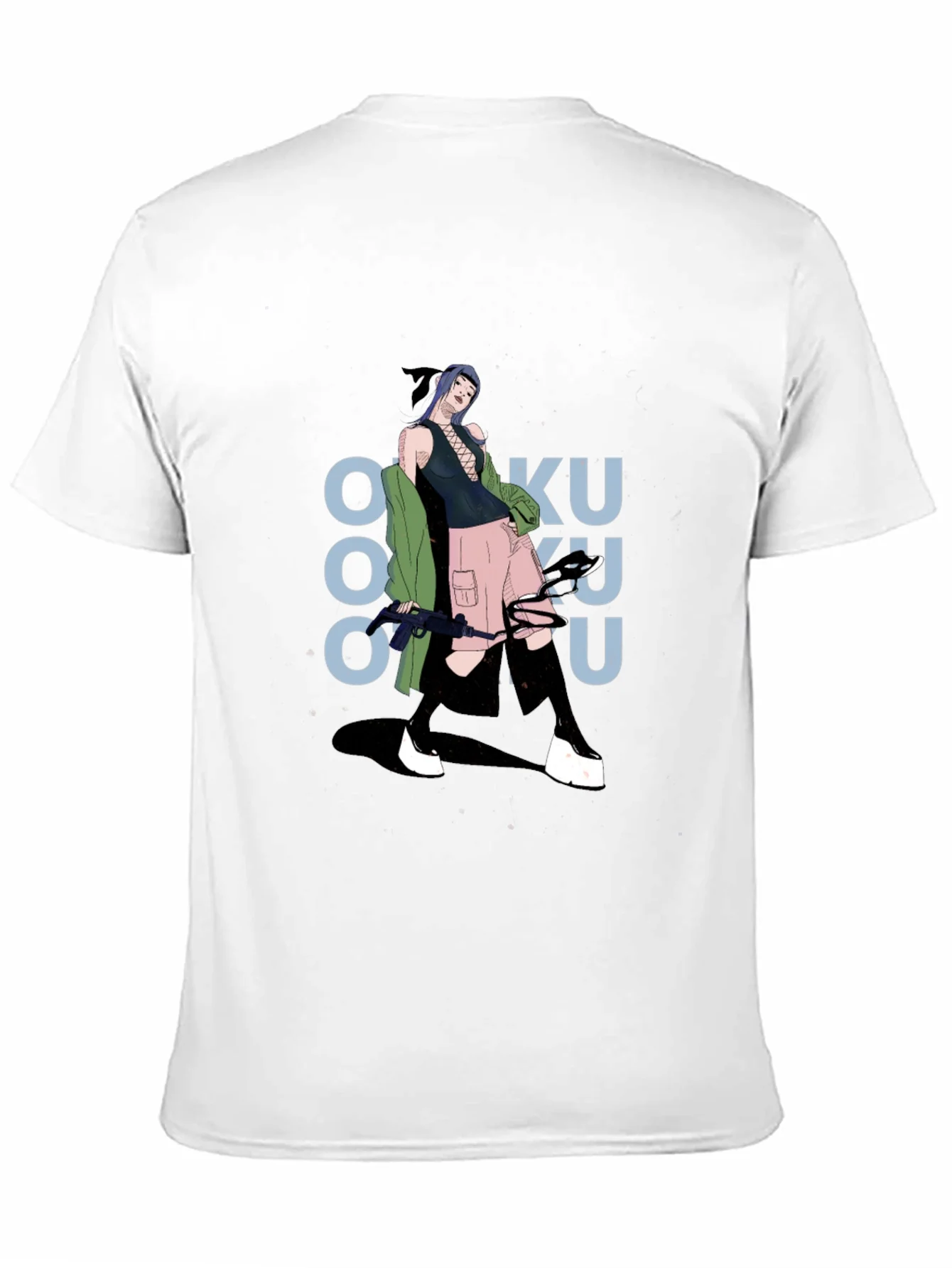 Rebbecca Graphic Print Tee: Anime Inspired Streetwear