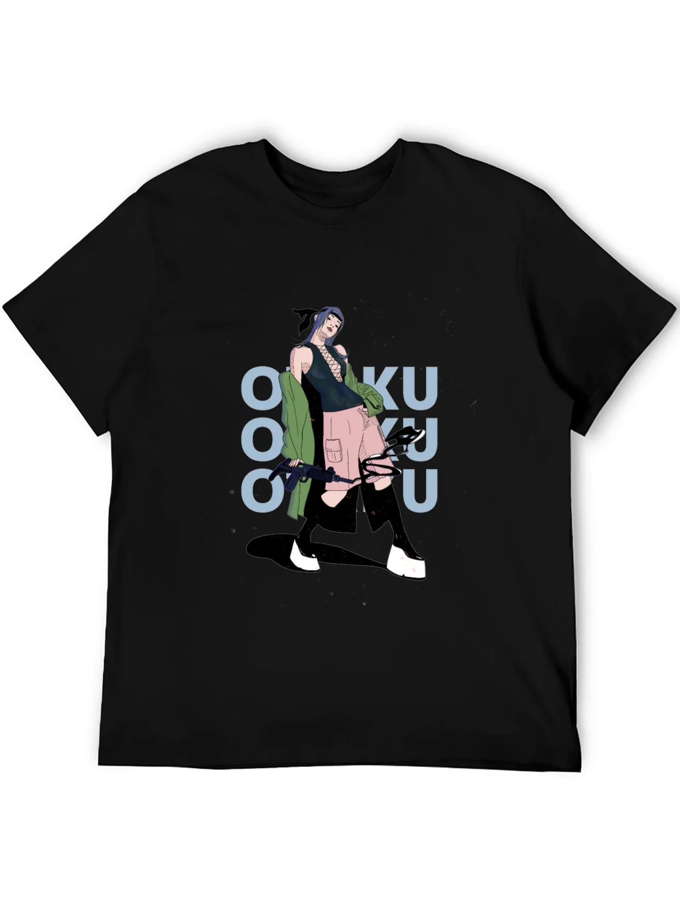 Rebbecca Graphic Print Tee: Anime Inspired Streetwear