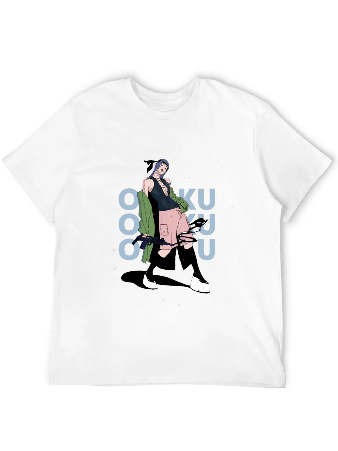 Rebbecca Graphic Print Tee: Anime Inspired Streetwear