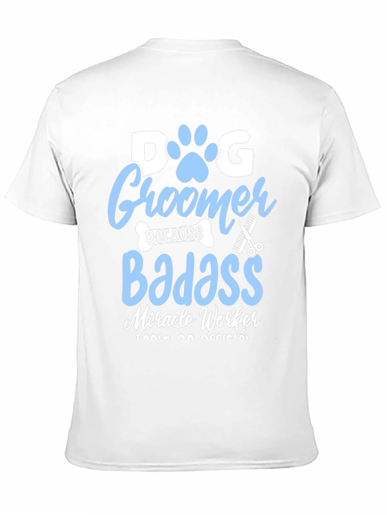 Camiseta Negra Dog Groomer para Amantes de las Mascotas