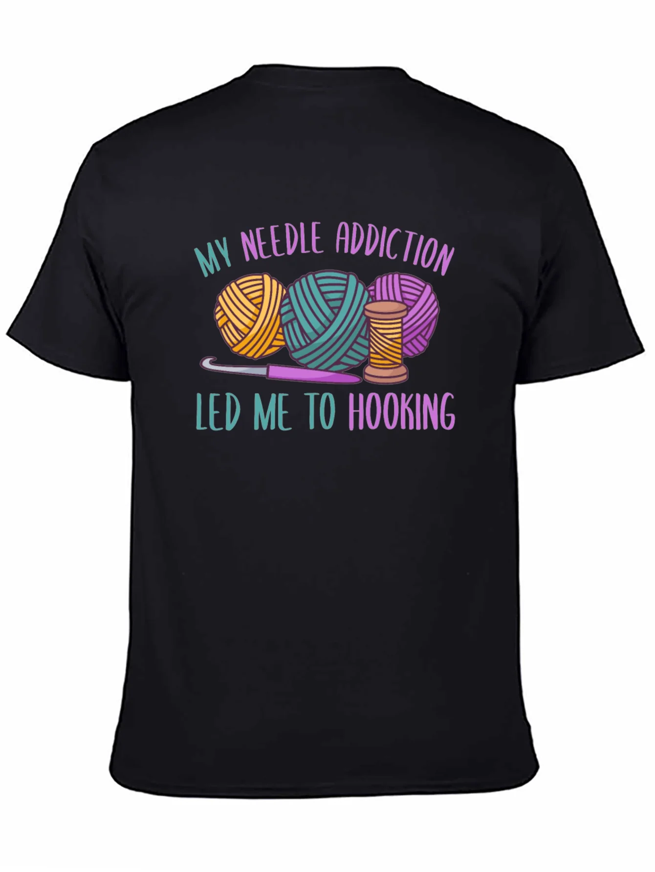 Rebbecca Needle Addiction Hooking T-Shirt