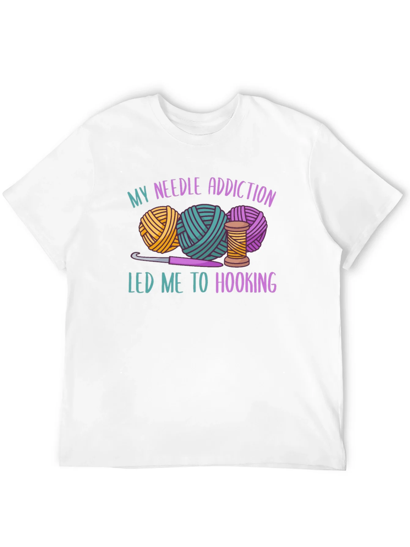 Rebbecca Needle Addiction Hooking T-Shirt