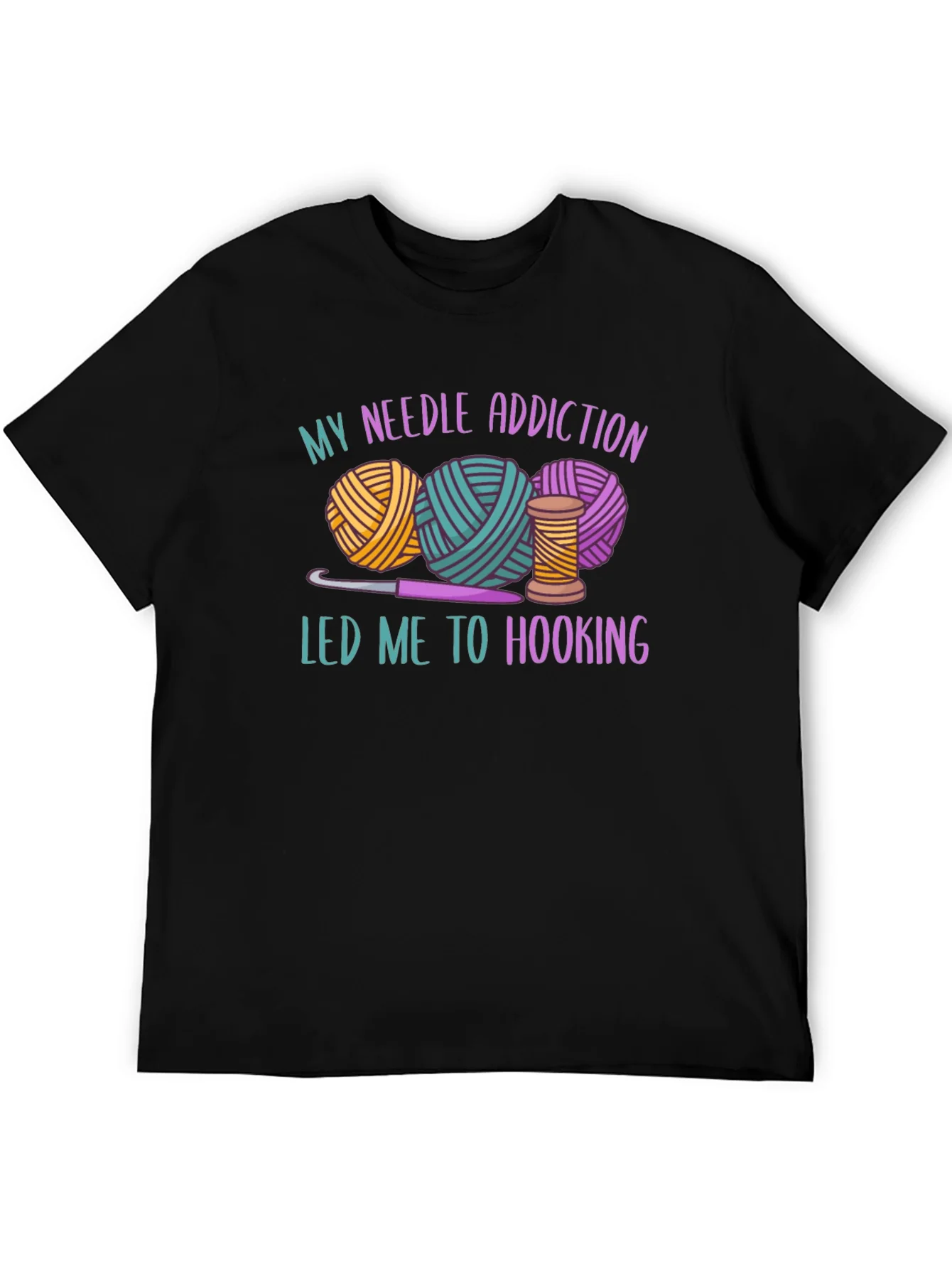 Rebbecca Needle Addiction Hooking T-Shirt