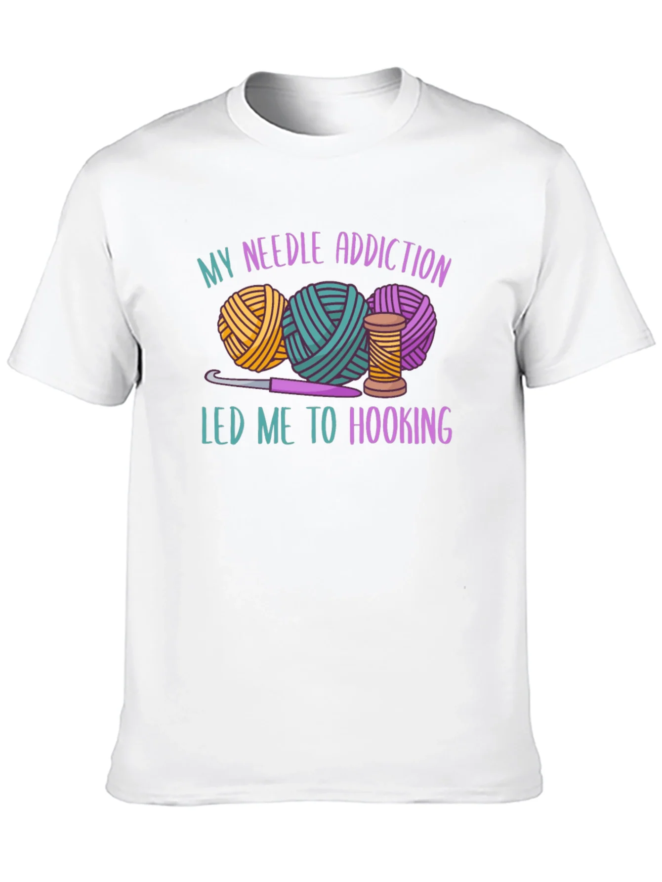 Rebbecca Needle Addiction Hooking T-Shirt