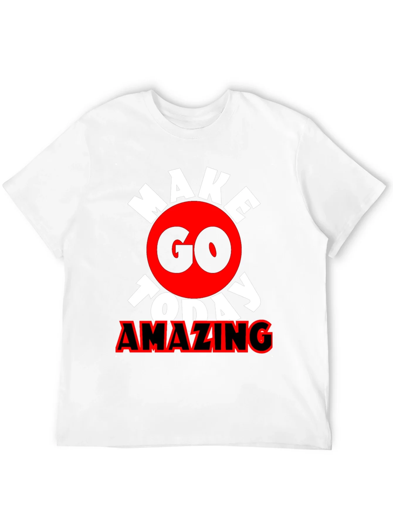 Camiseta Negra Motivacional Make Today Amazing