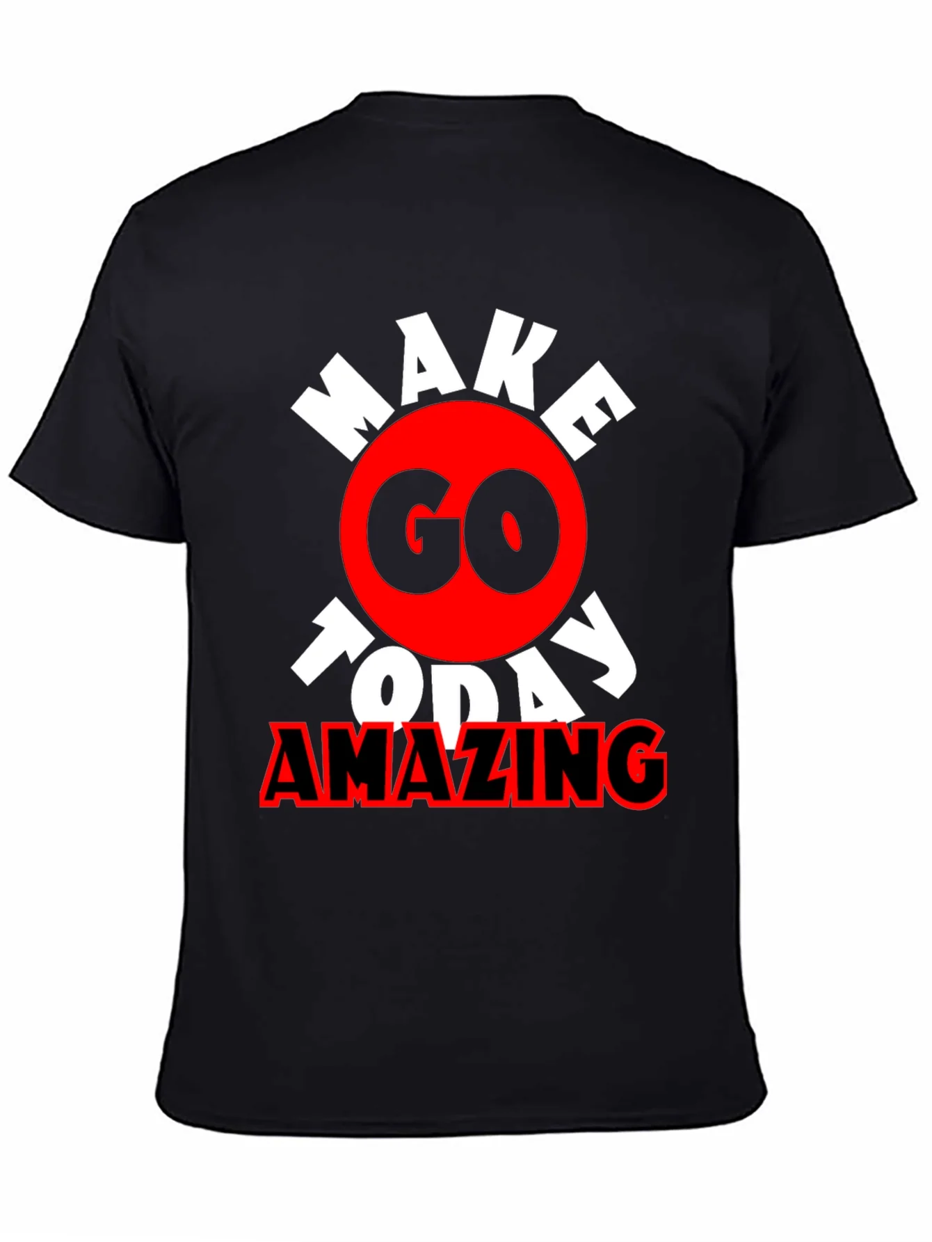 Camiseta Negra Motivacional Make Today Amazing