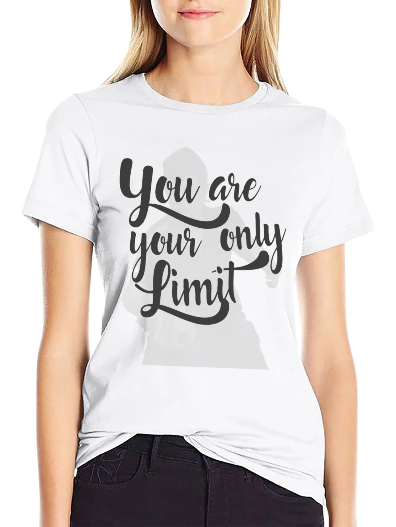Rebbecca Motivational Graphic Tee: You Are Your Only Limit