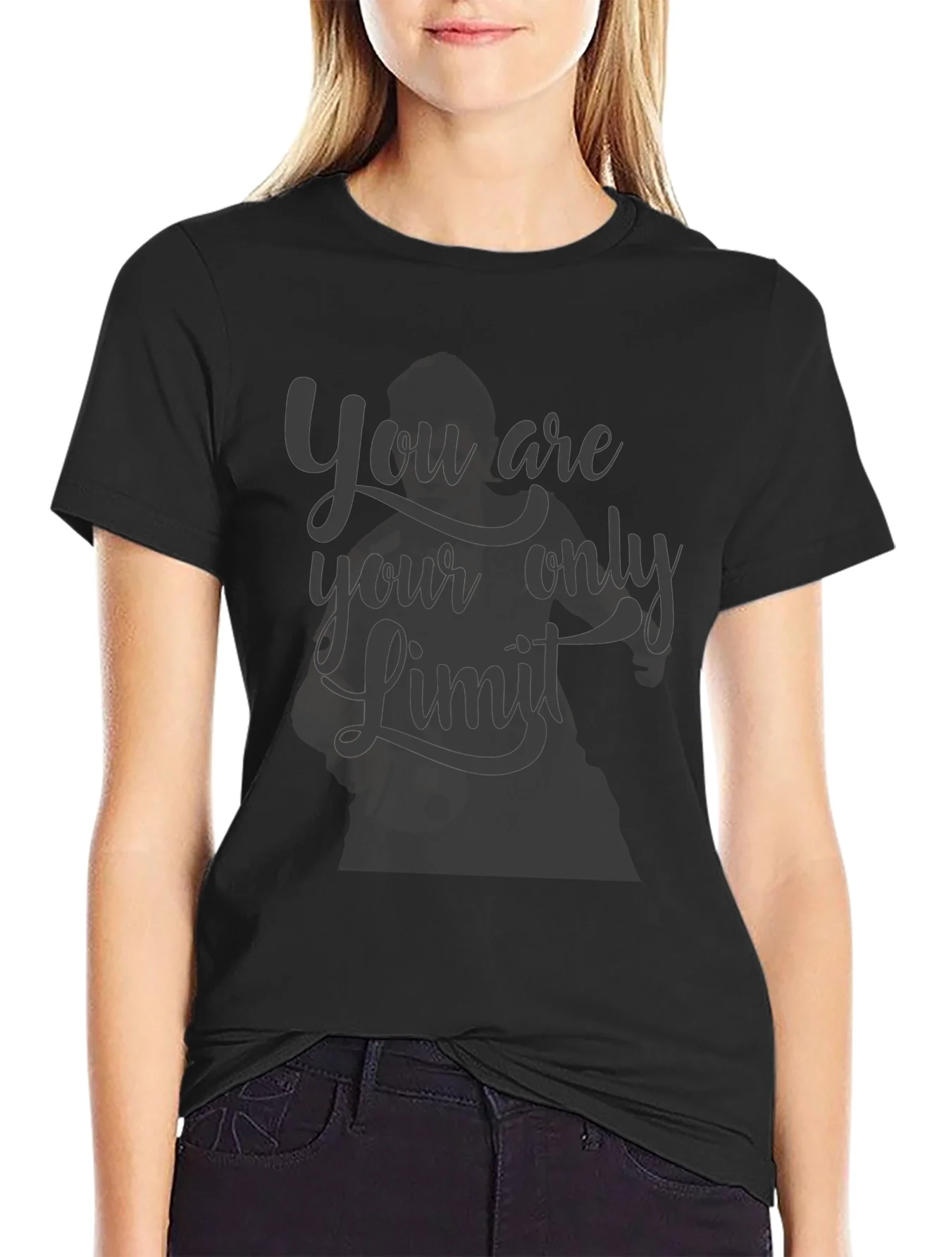 Rebbecca Motivational Graphic Tee: You Are Your Only Limit