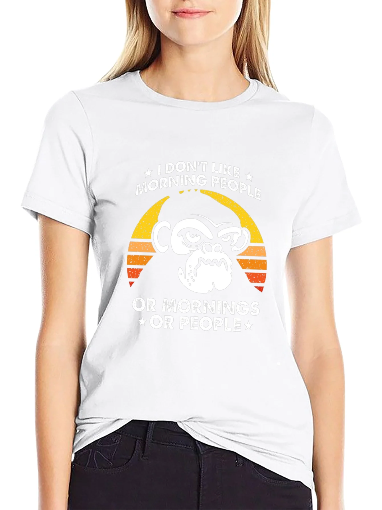 Rebbecca I Dont Like Morning People Graphic Tee