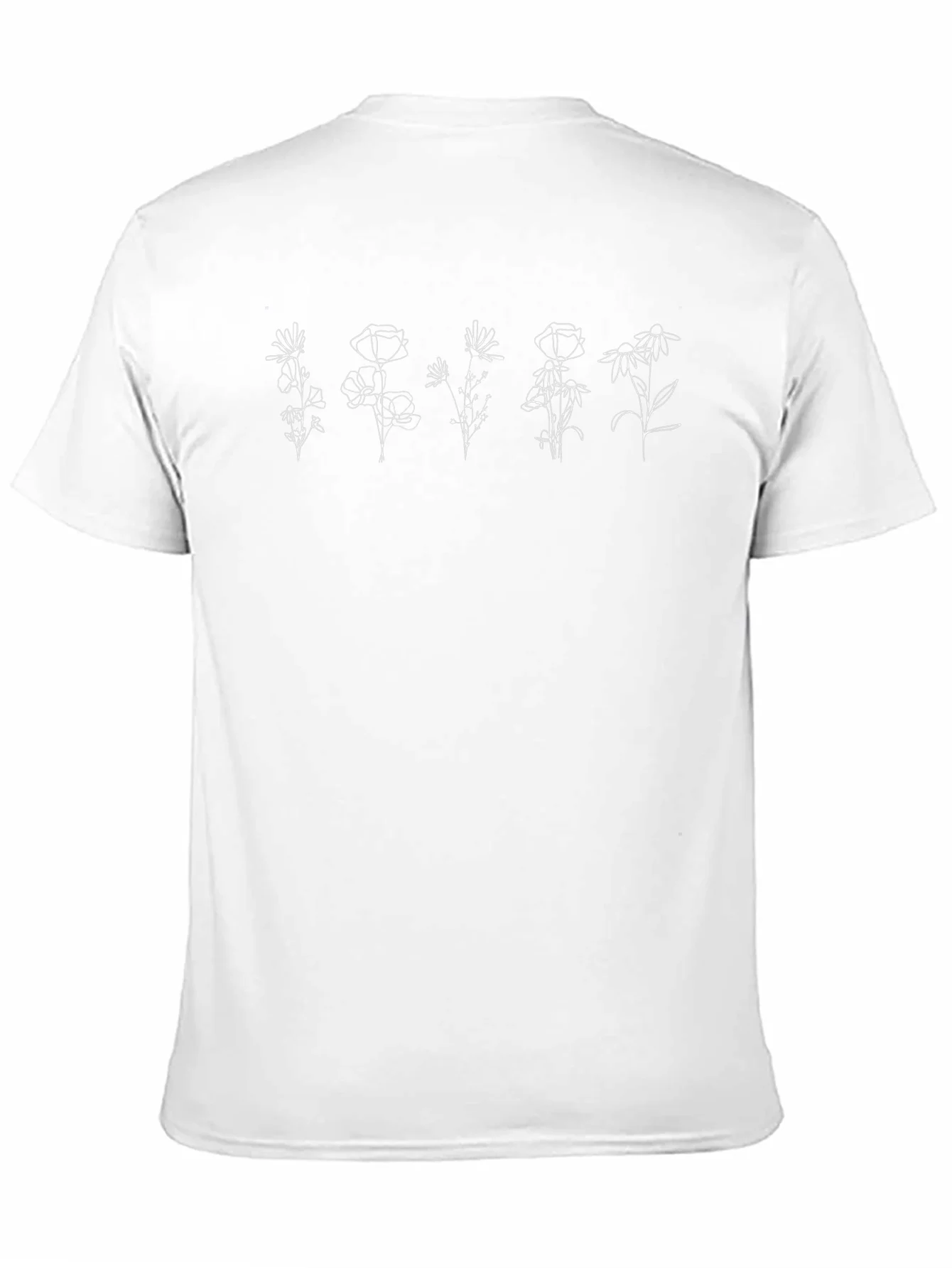 Rebbecca Botanical Sketch Black T-Shirt