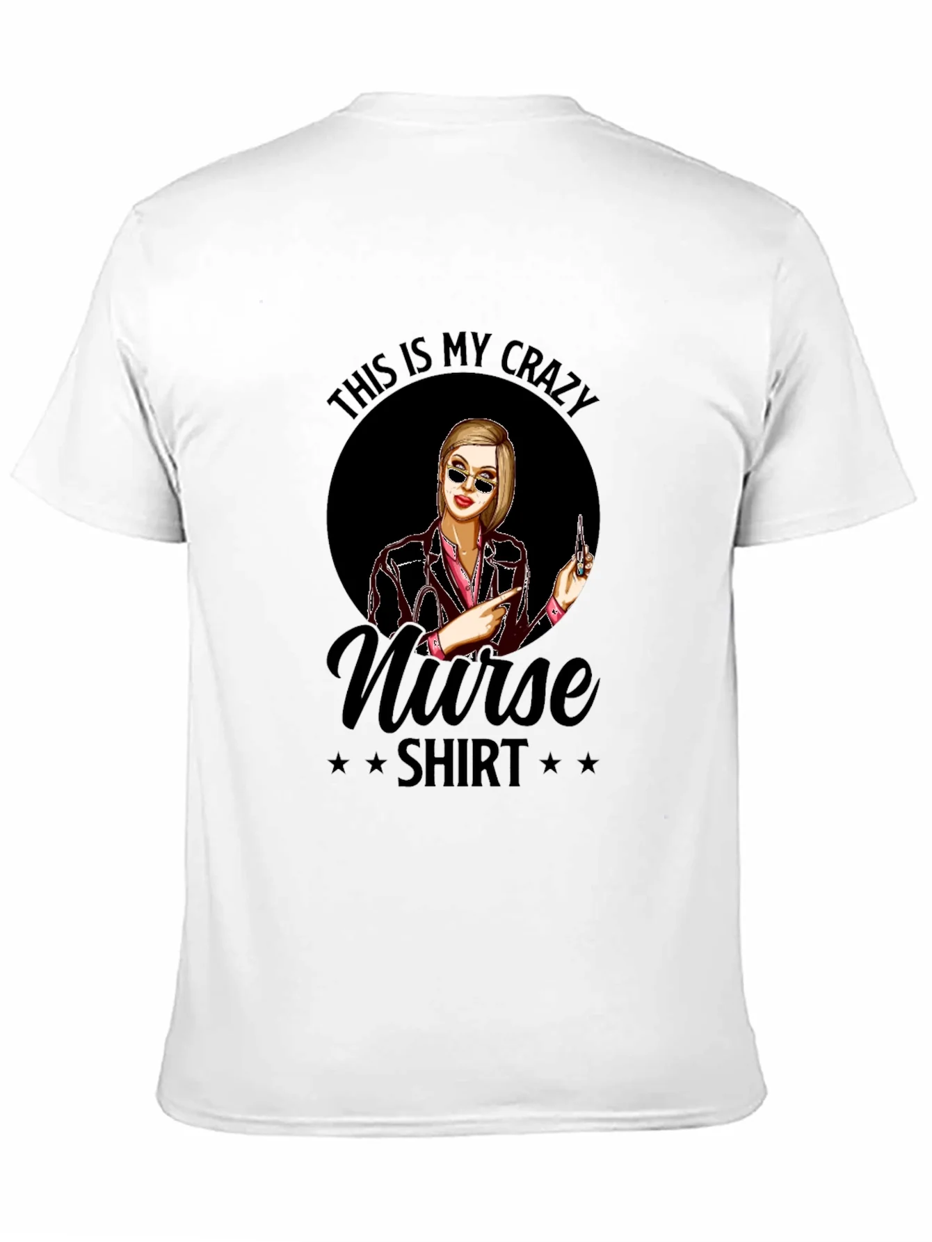 Rebbecca Crazy Nurse T-Shirt - Novelty Graphic Tee