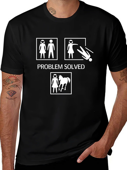 Camiseta Negra: Problema Resuelto con Humor