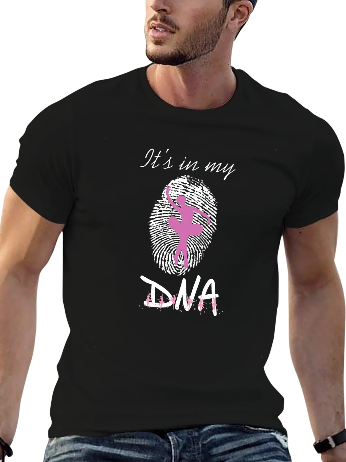 Rebbecca Ballet DNA T-Shirt - Dancer in Fingerprint Tee