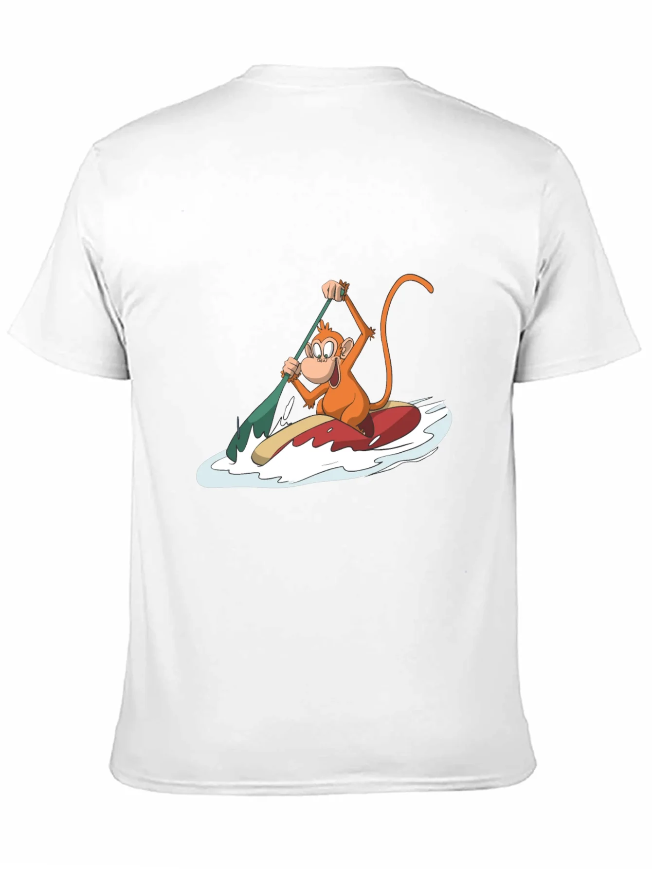 Rebbecca Monkey Paddling T-Shirt - Fun Graphic Tee