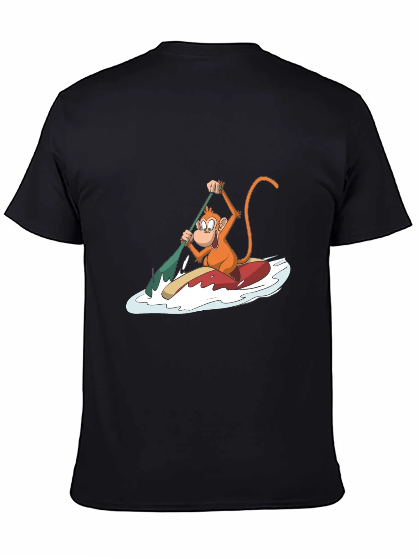 Rebbecca Monkey Paddling T-Shirt - Fun Graphic Tee