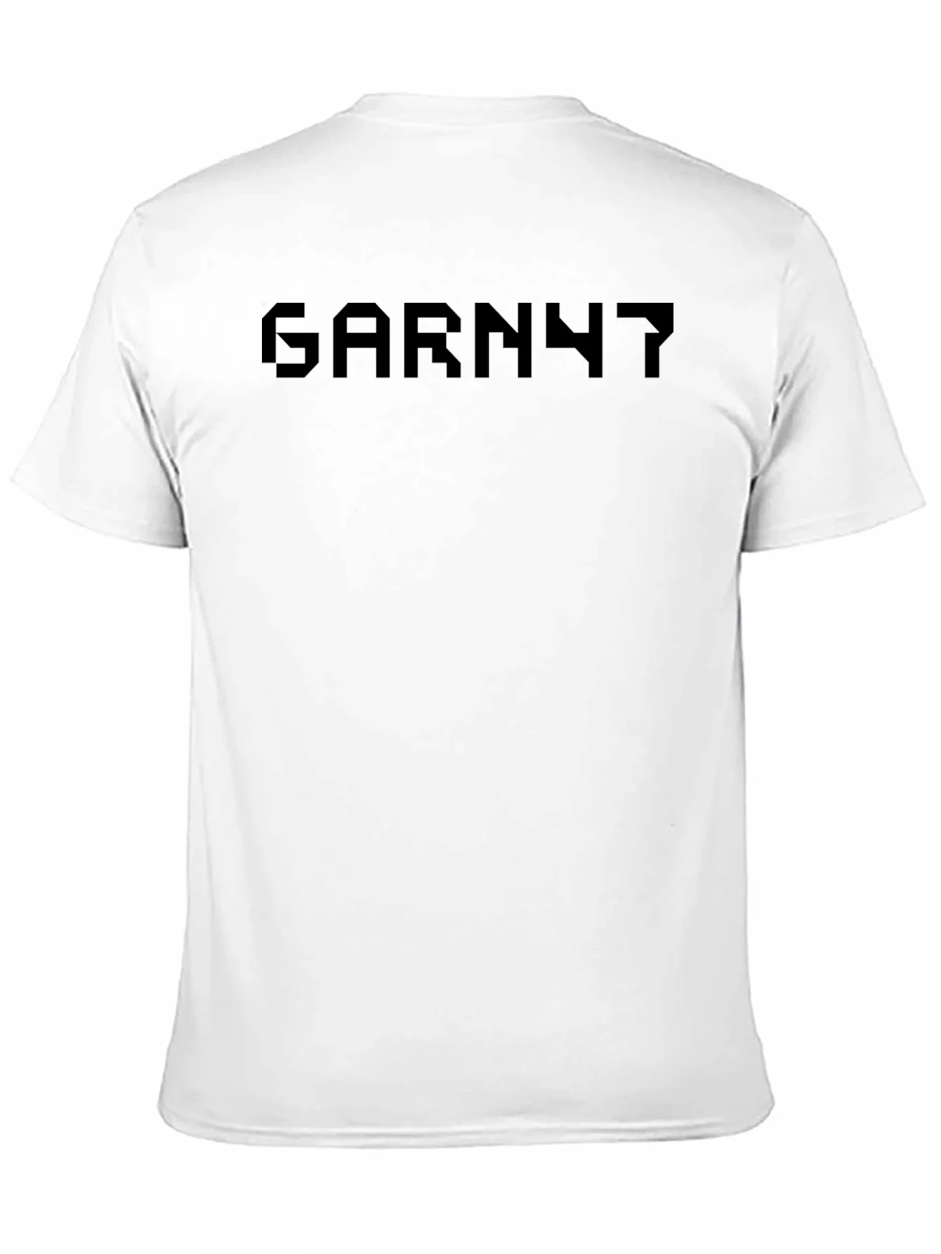 Camiseta Negra Hombre GARNY7 Estilo Urbano