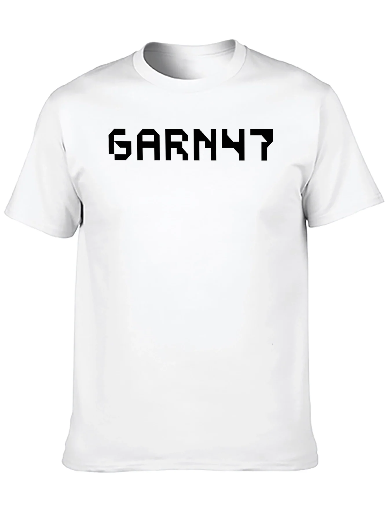 Camiseta Negra Hombre GARNY7 Estilo Urbano