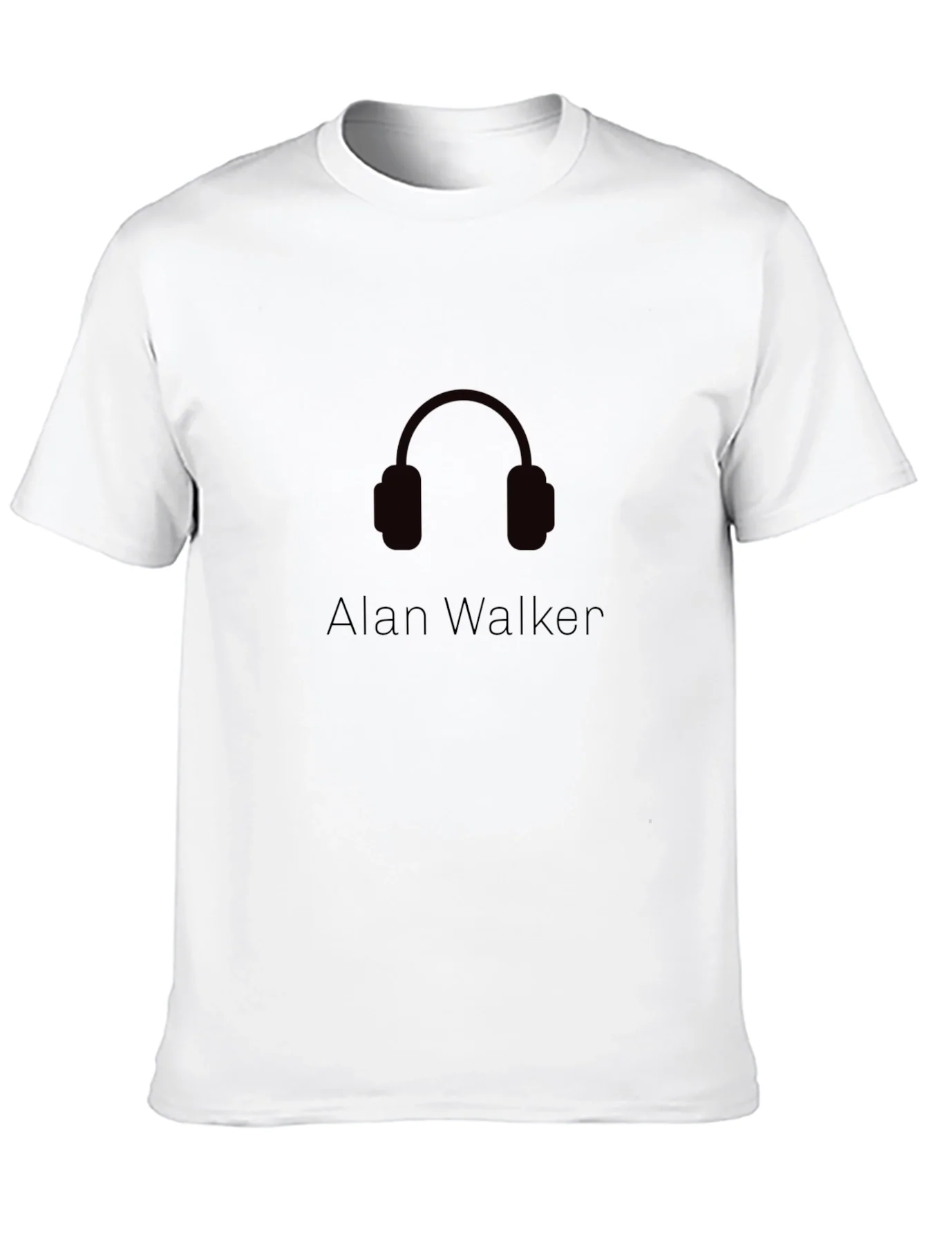 Camiseta Negra Alan Walker - Dise?o ¨²nico
