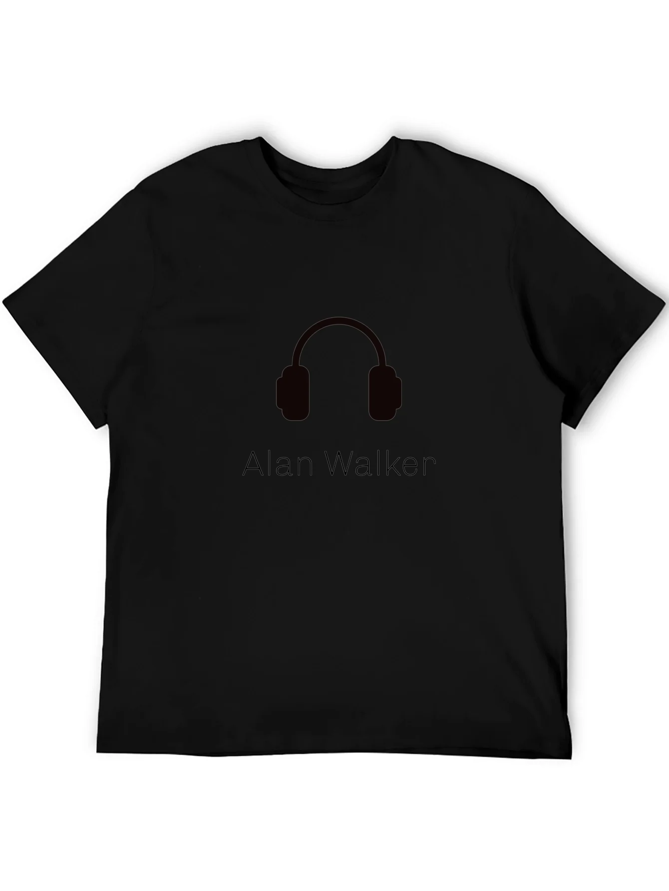 Camiseta Negra Alan Walker - Dise?o ¨²nico