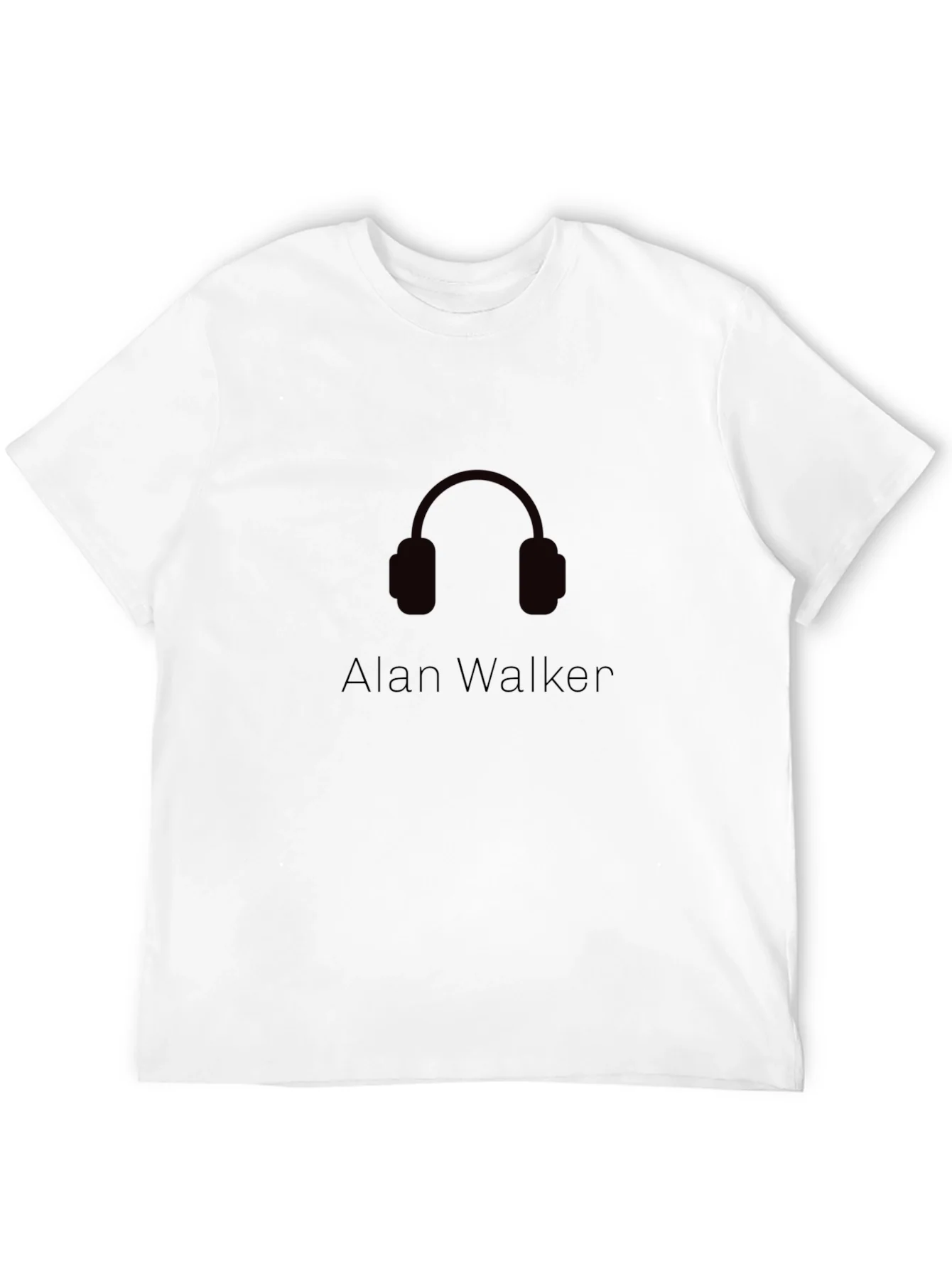 Camiseta Negra Alan Walker - Dise?o ¨²nico