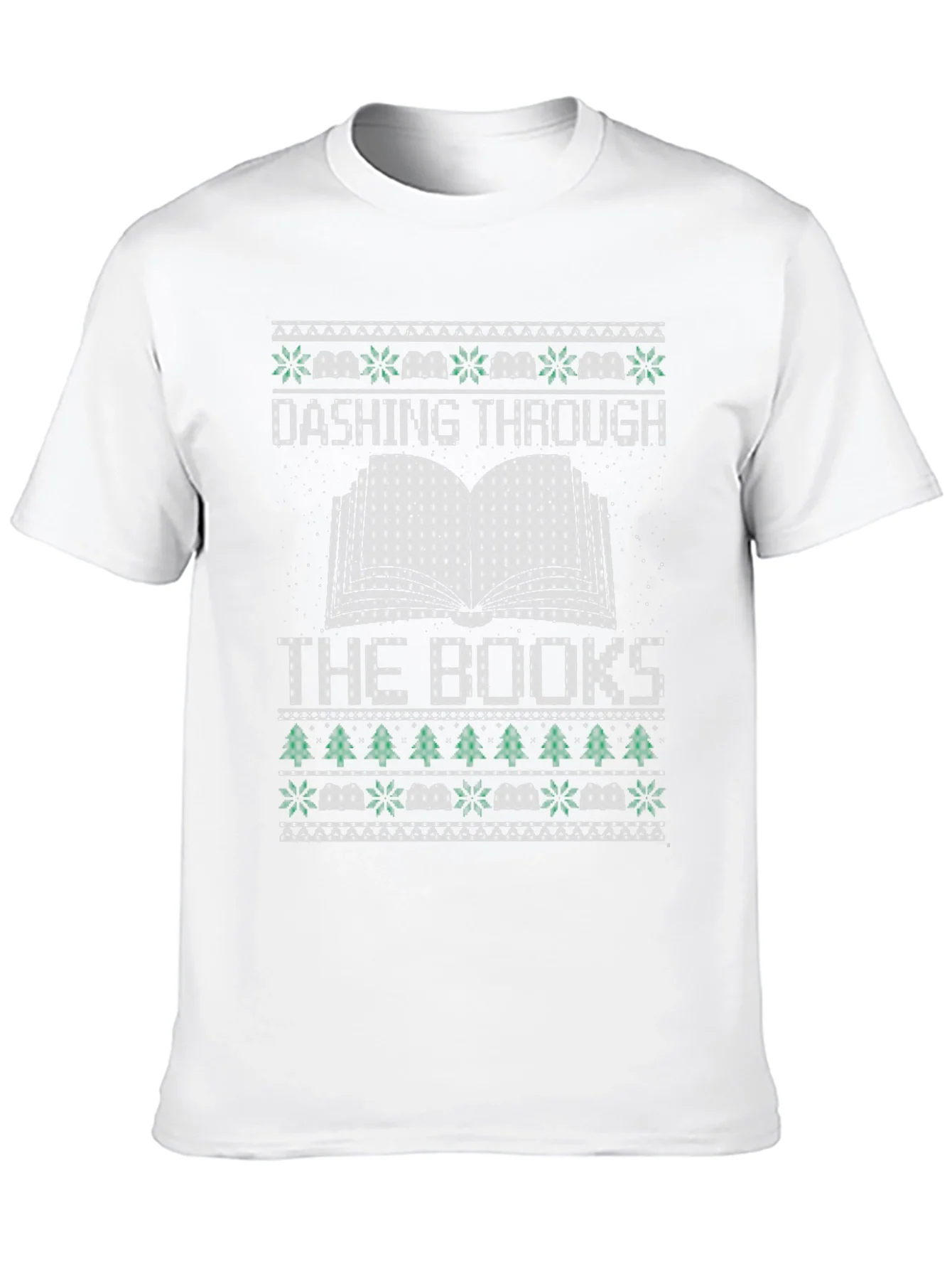 Rebbecca Dashing Through the Books Christmas T-Shirt