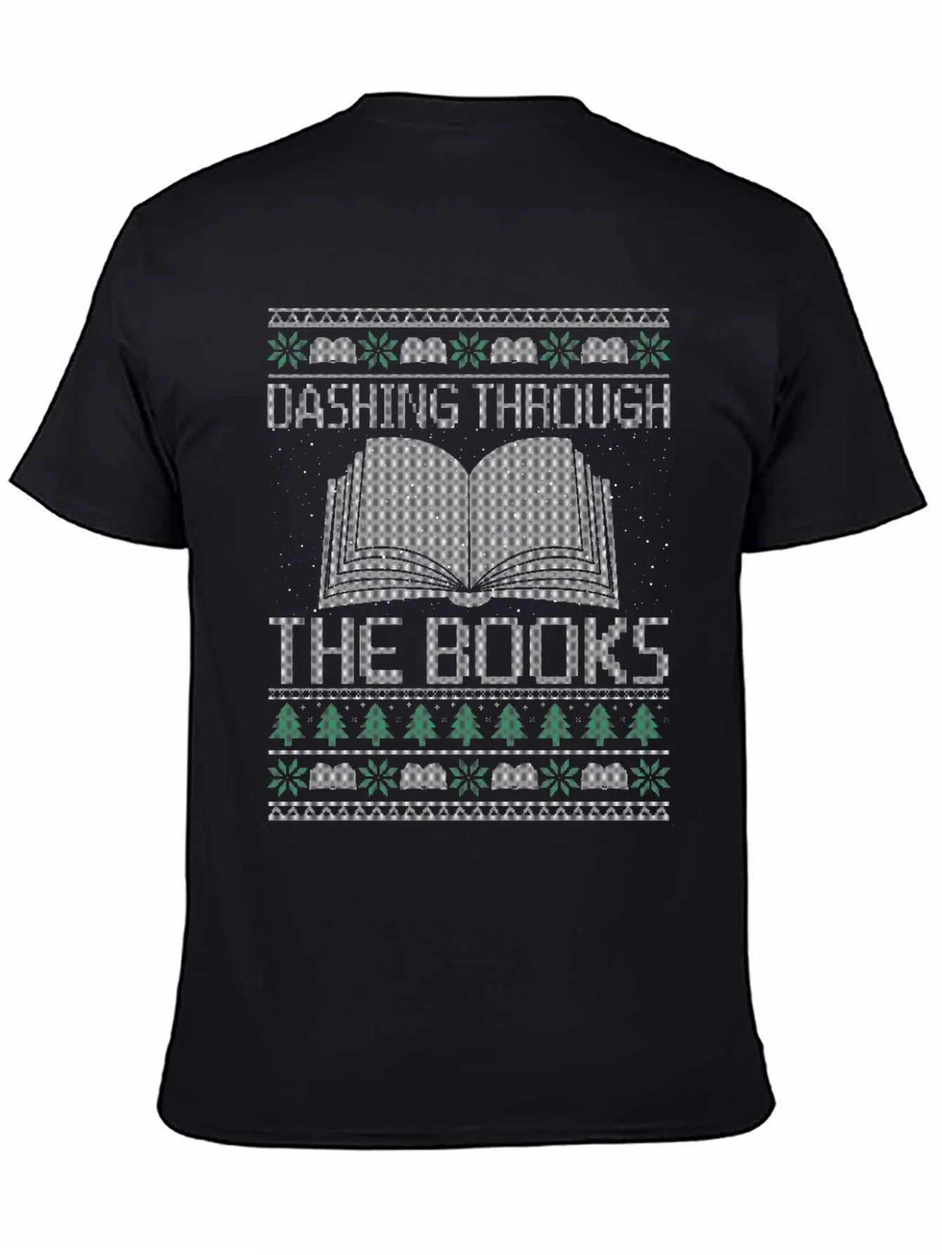 Rebbecca Dashing Through the Books Christmas T-Shirt