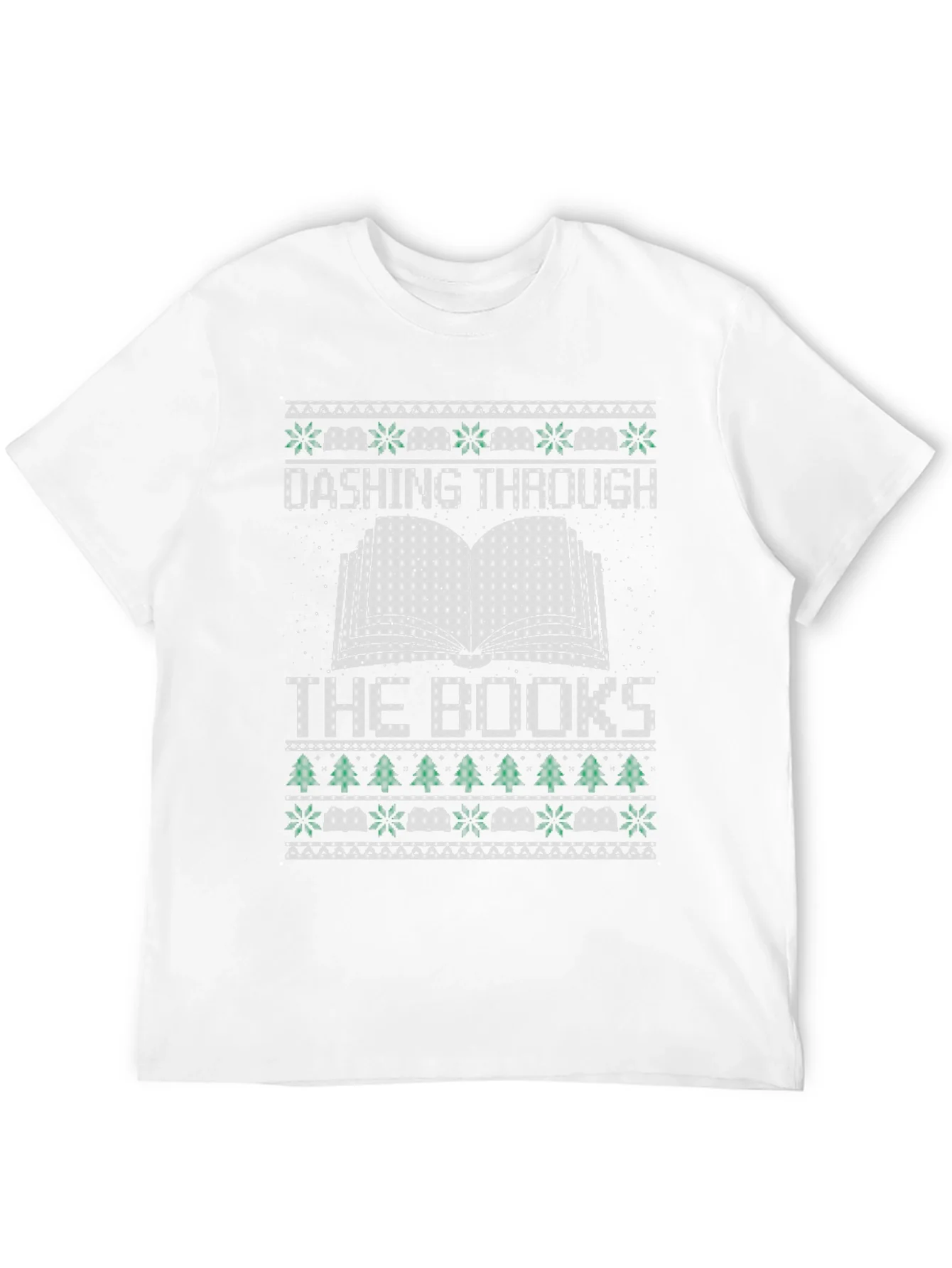 Rebbecca Dashing Through the Books Christmas T-Shirt