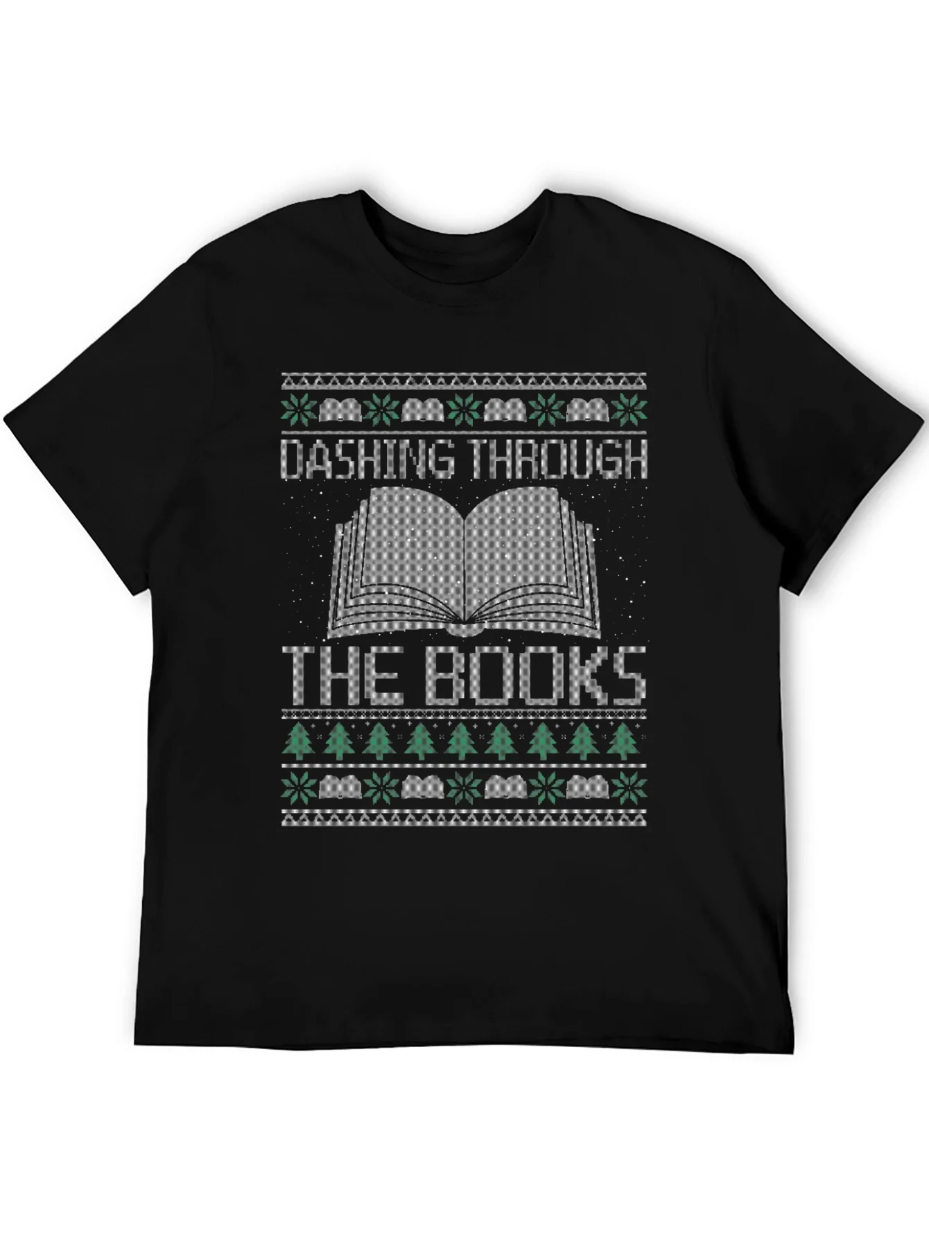 Rebbecca Dashing Through the Books Christmas T-Shirt