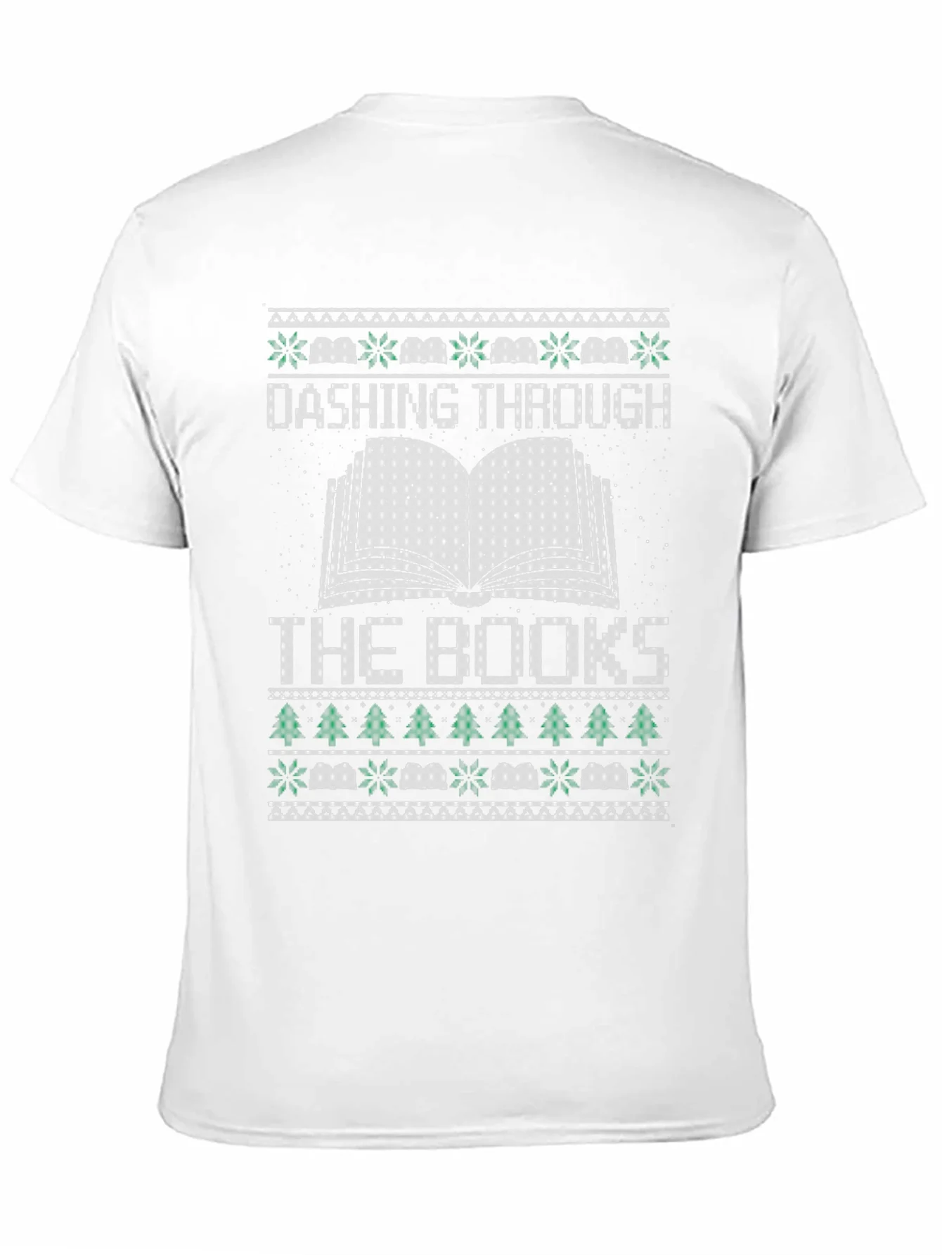 Rebbecca Dashing Through the Books Christmas T-Shirt