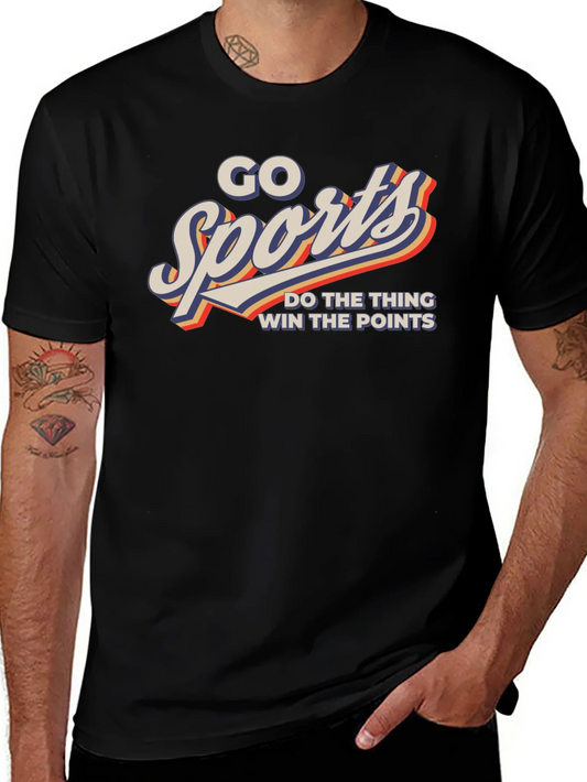 Rebbecca Go Sports! Graphic Print Tee - Black