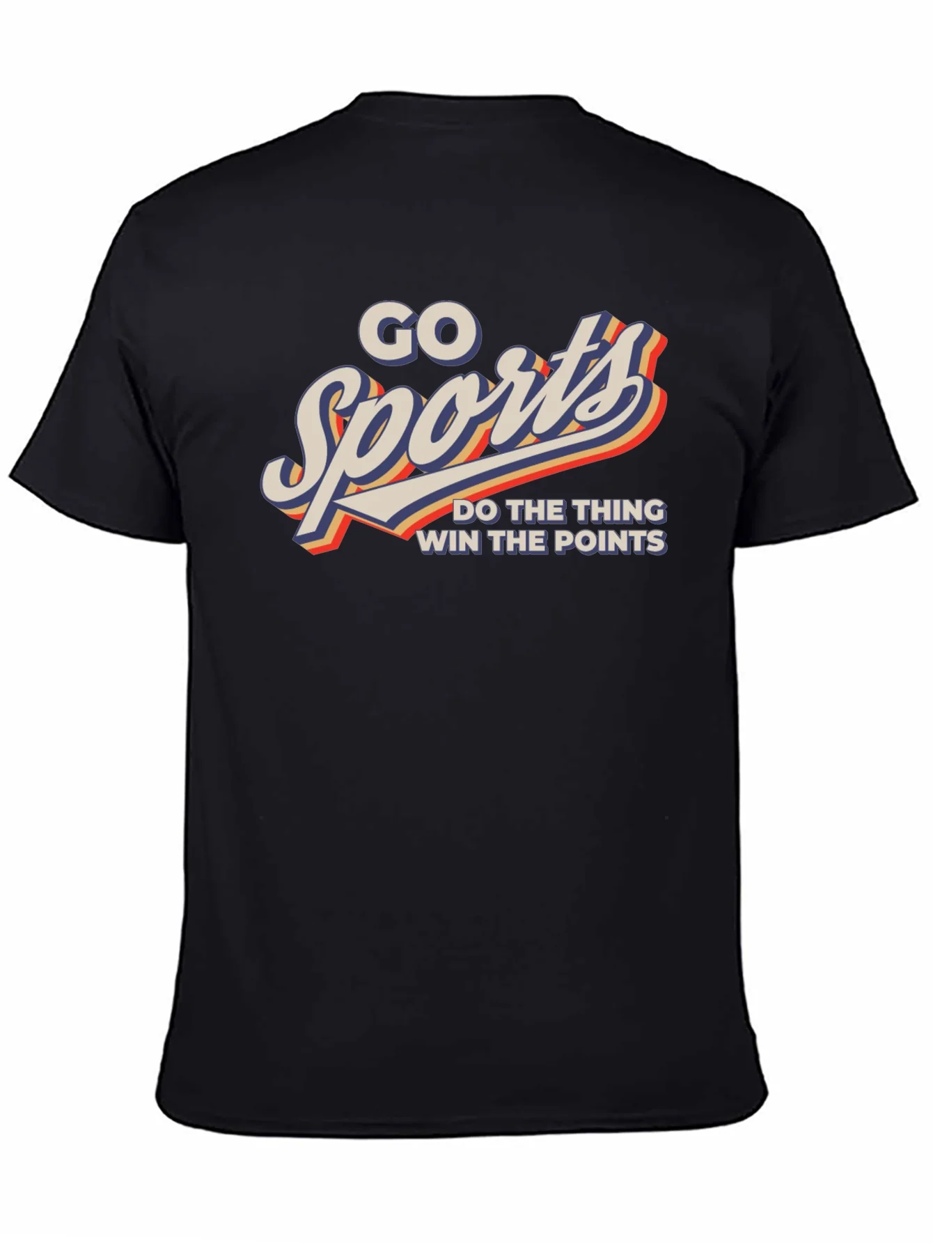 Rebbecca Go Sports! Graphic Print Tee - Black