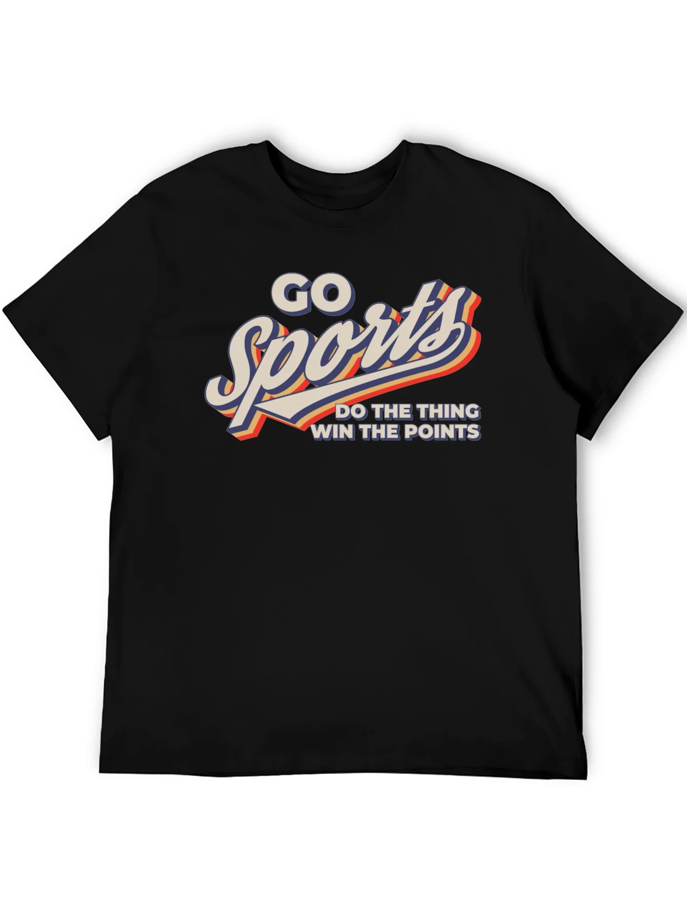 Rebbecca Go Sports! Graphic Print Tee - Black