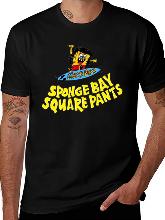 Rebbecca Sponge Bay Square Pants T-Shirt - Gizzy Hard Parody Tee