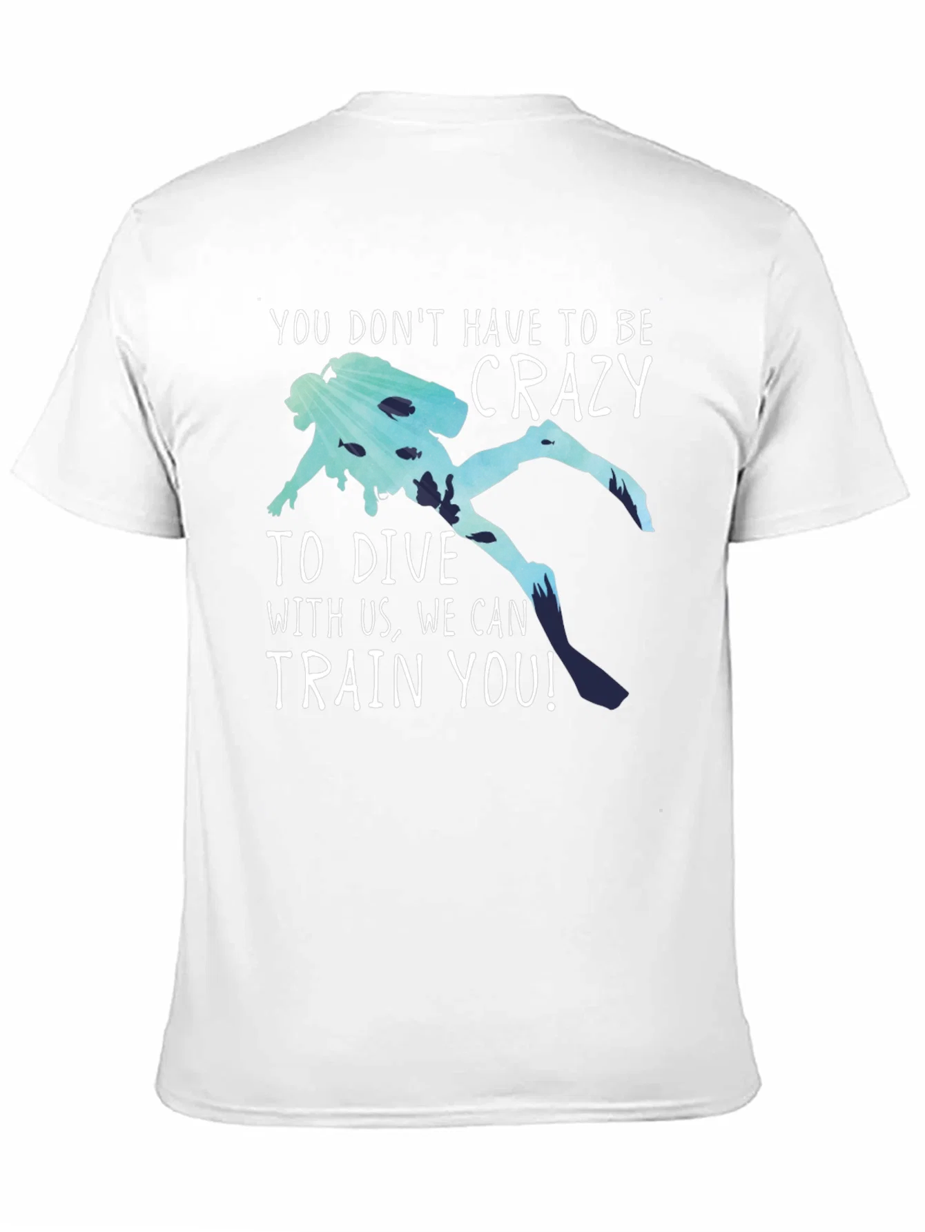 Rebbecca Funny Diving T-Shirt: No Crazy Divers Needed!