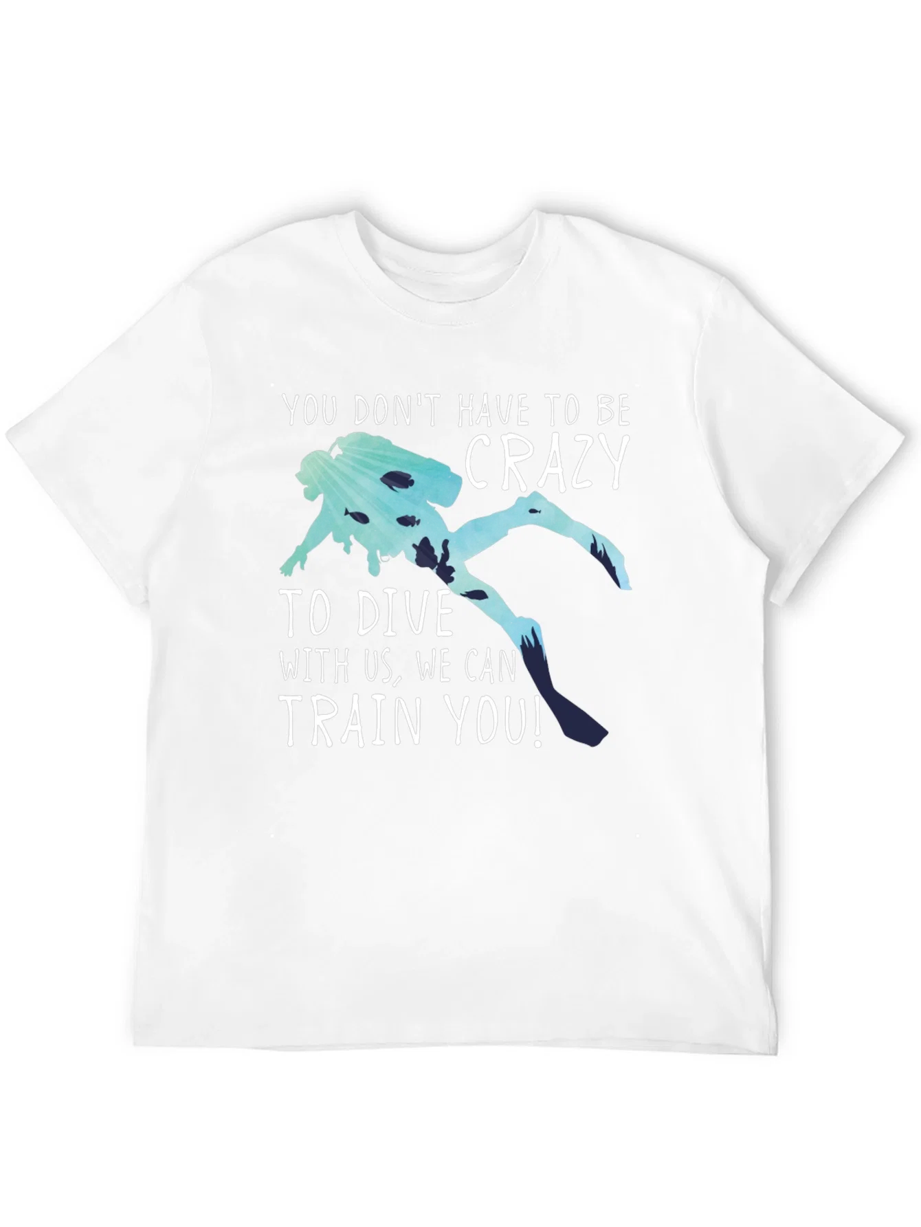 Rebbecca Funny Diving T-Shirt: No Crazy Divers Needed!