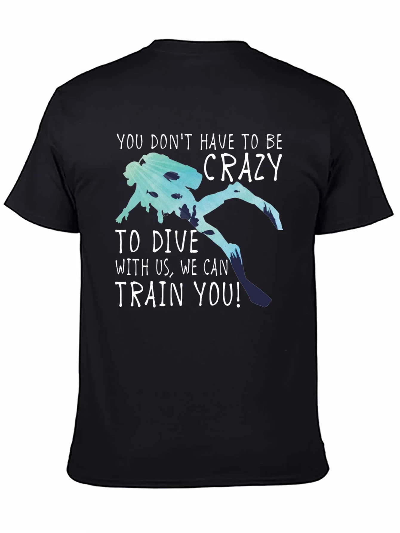 Rebbecca Funny Diving T-Shirt: No Crazy Divers Needed!