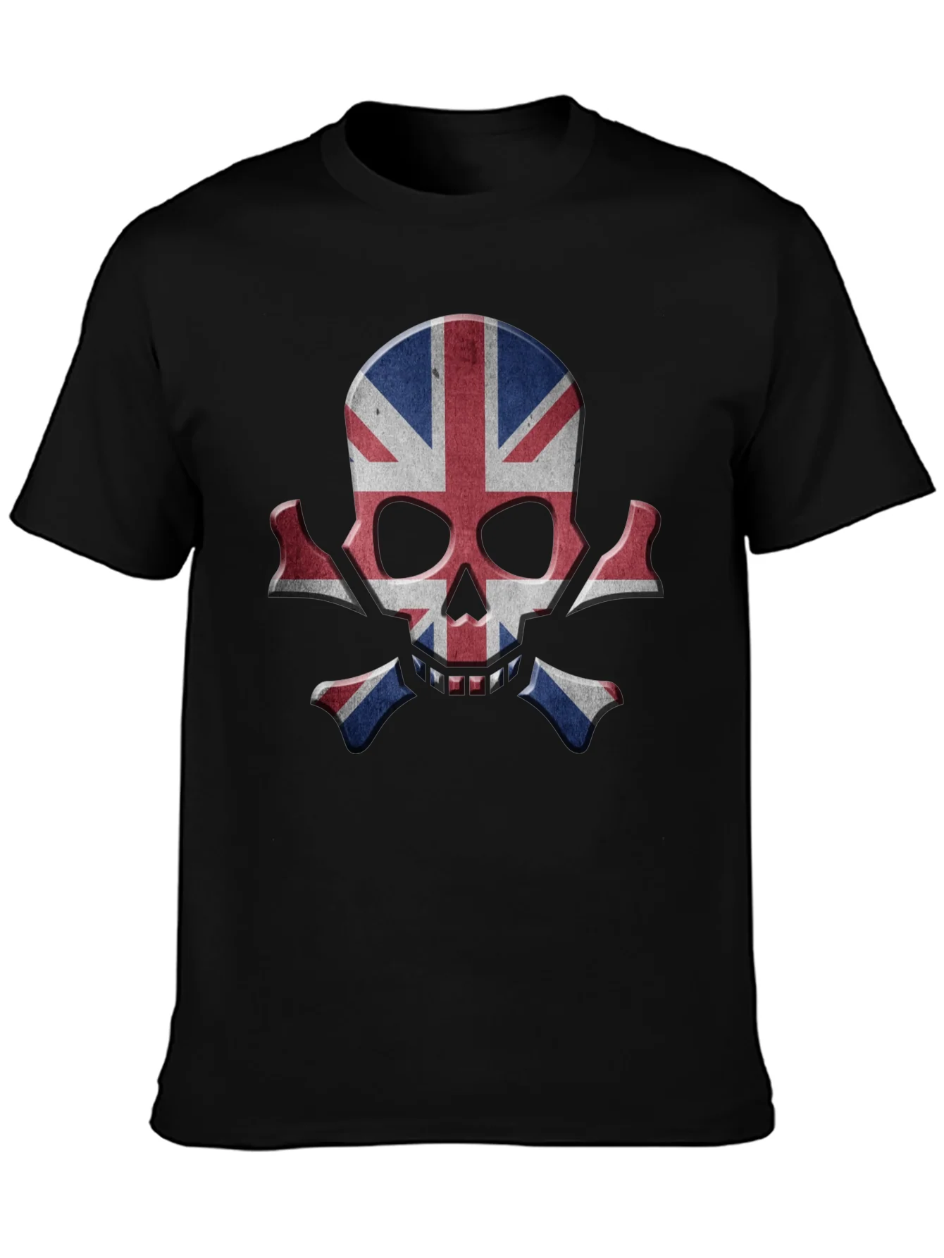 Rebbecca Union Jack Skull Graphic Tee