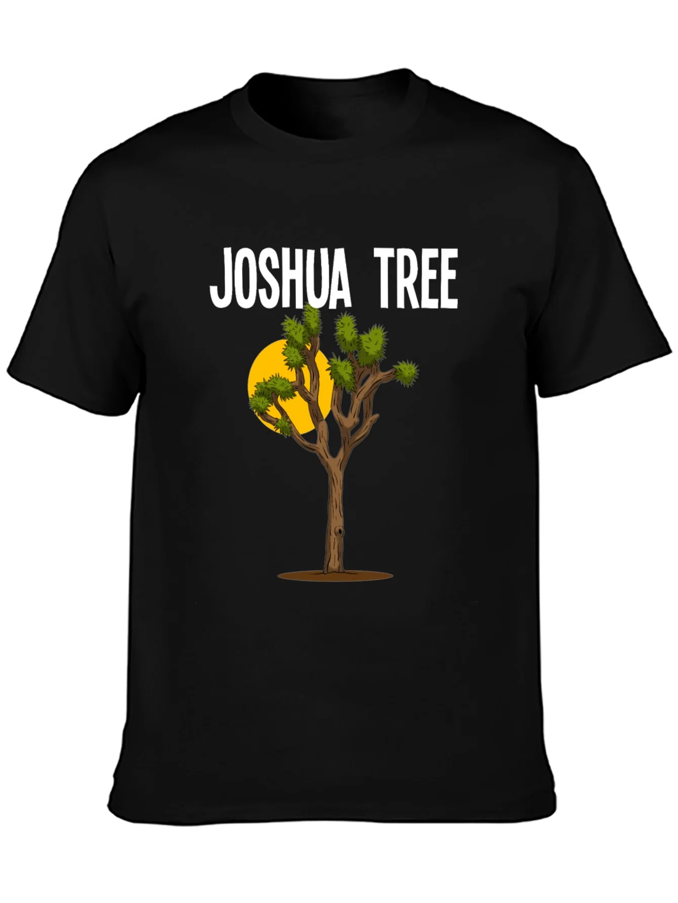 Rebbecca Joshua Tree Graphic T-Shirt - Black Cotton Blend