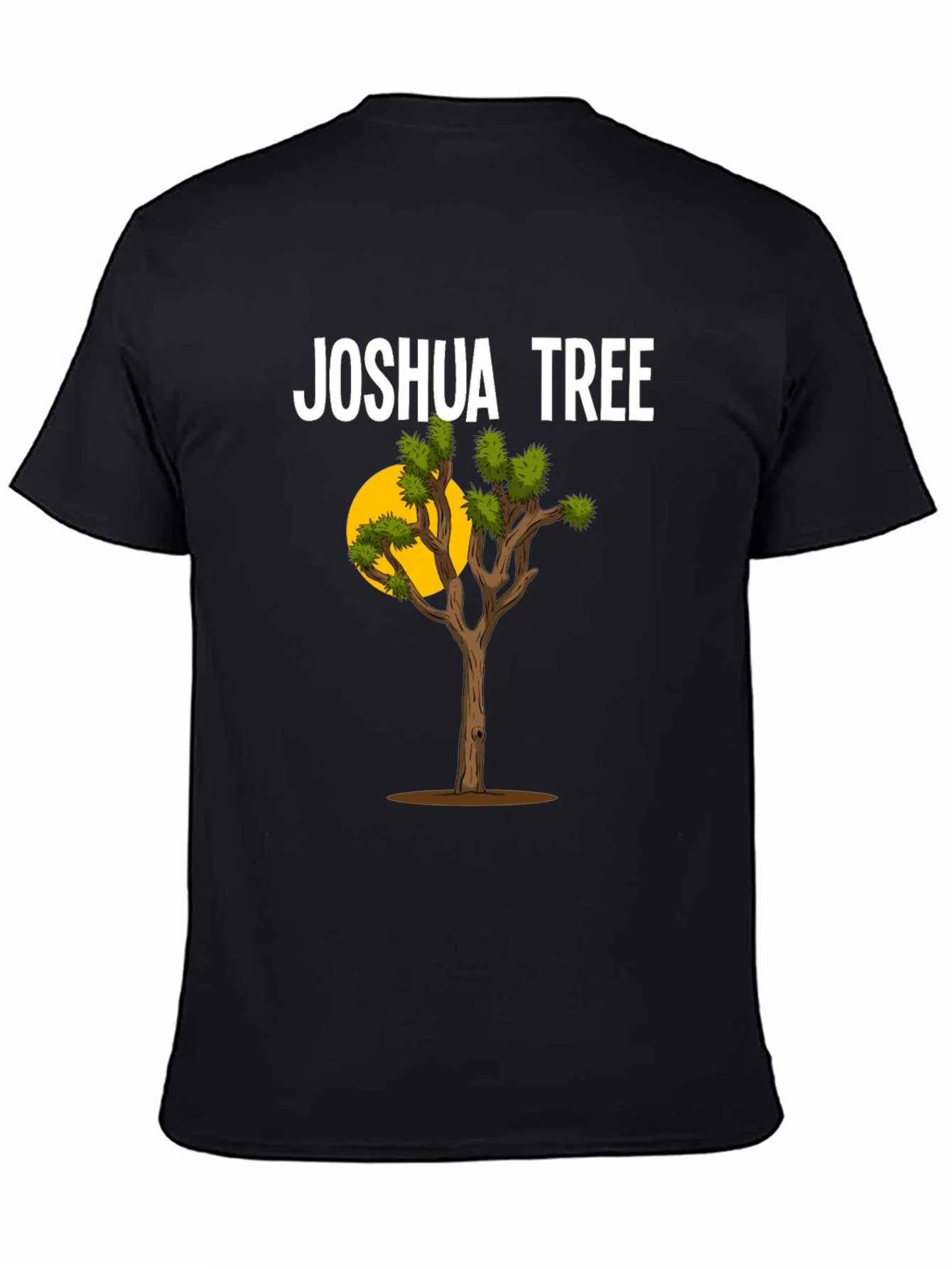 Rebbecca Joshua Tree Graphic T-Shirt - Black Cotton Blend