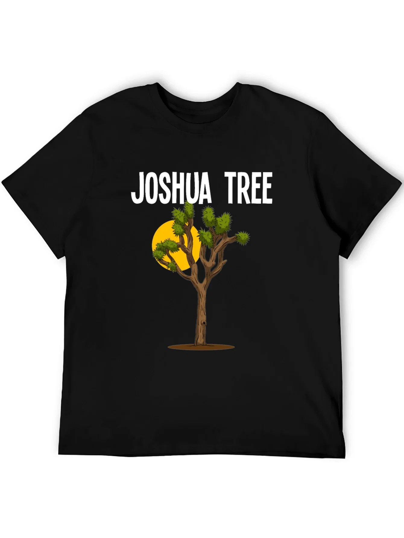 Rebbecca Joshua Tree Graphic T-Shirt - Black Cotton Blend