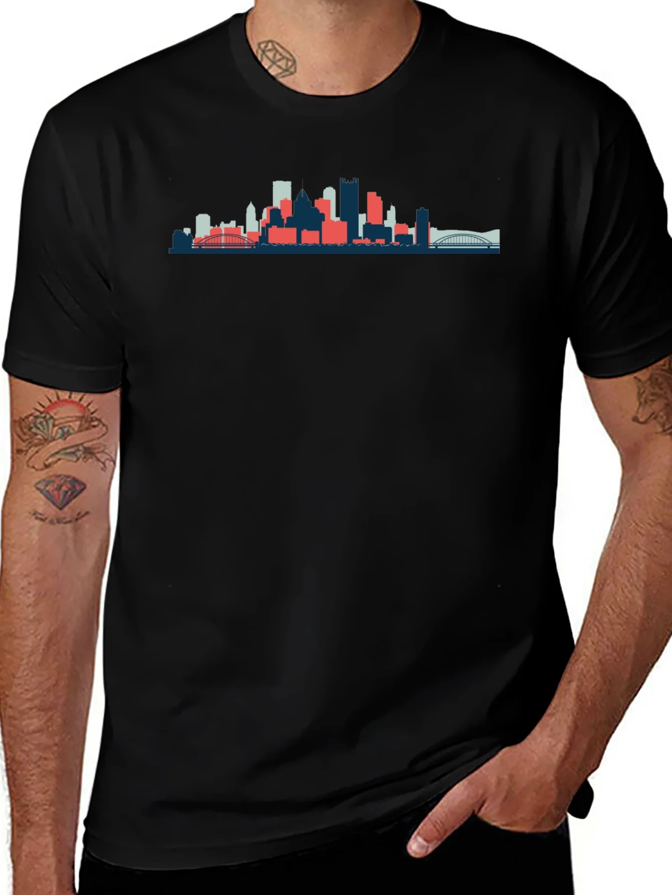 Rebbecca Cityscape Graphic Tee - Modern Style
