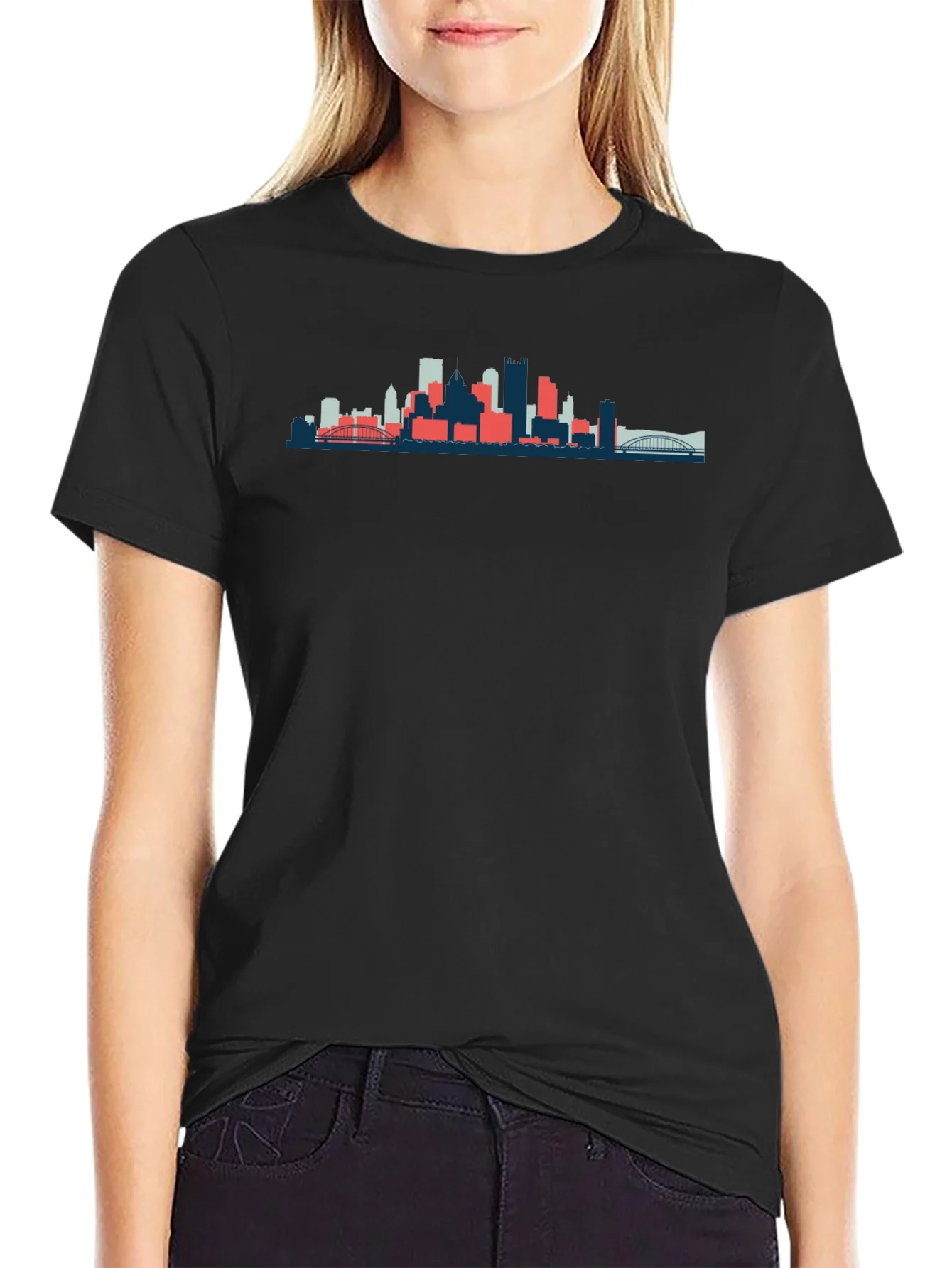 Rebbecca Cityscape Graphic Tee - Modern Style